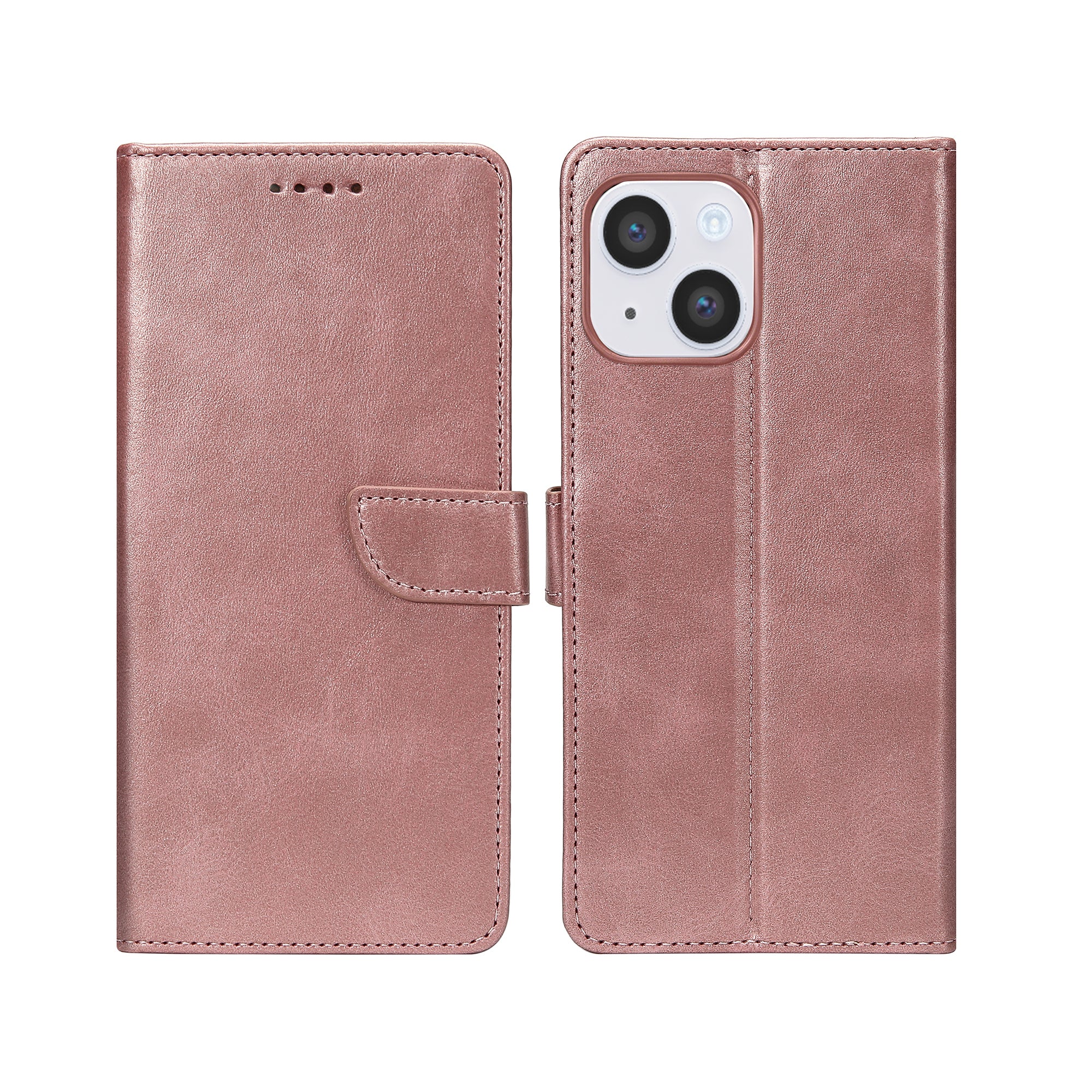 Rixus Buchhülle für Apple iPhone 14 Pink – Bild 3