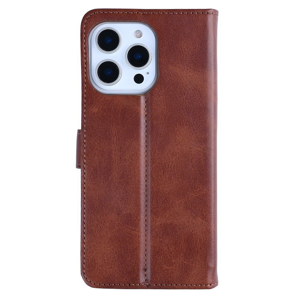 Rixus Buchhülle für Apple iPhone 14 Pro Max Brown – Bild 2