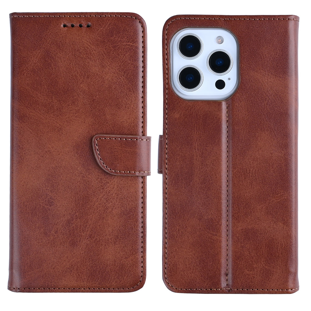 Rixus Buchhülle für Apple iPhone 14 Pro Max Brown – Bild 3