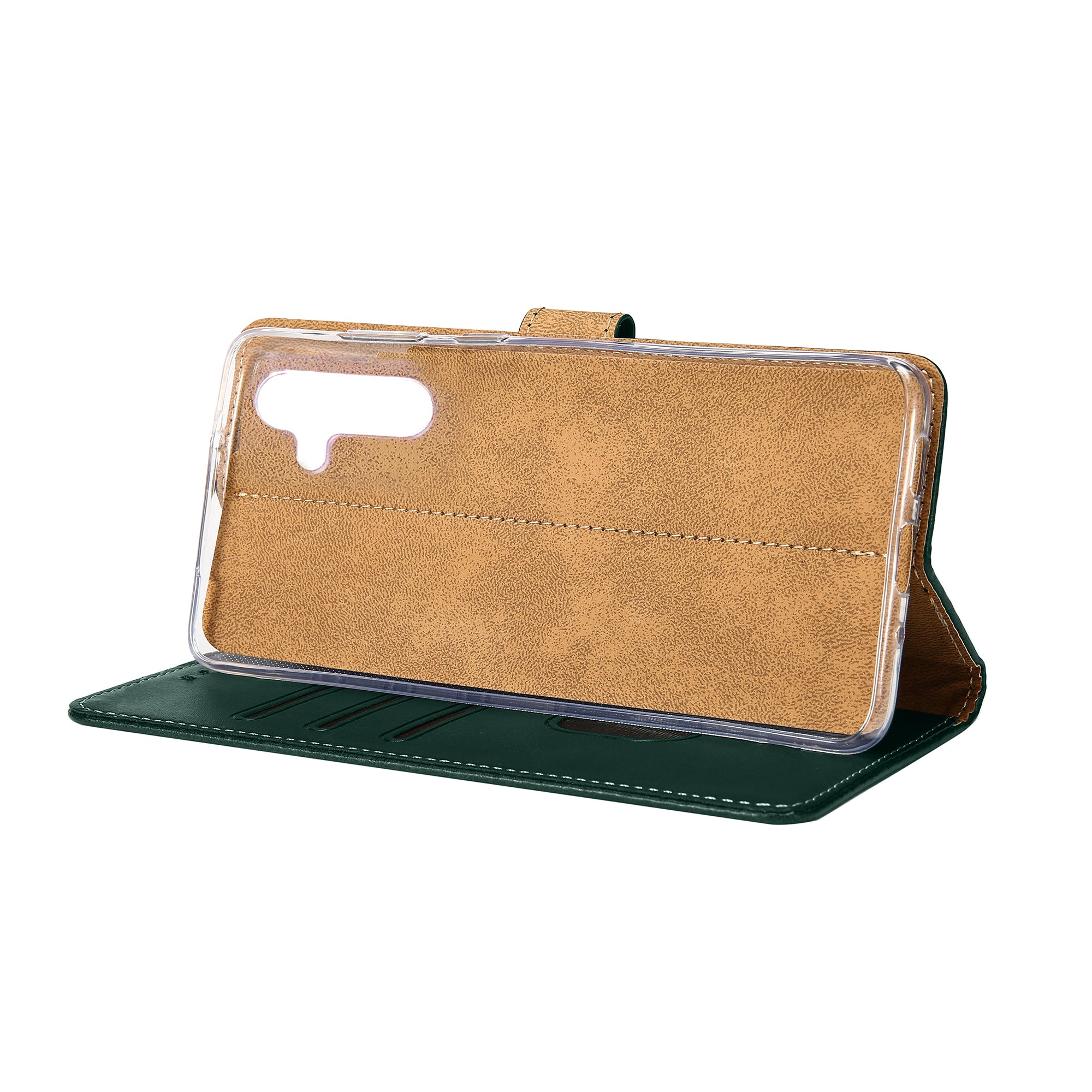 Rixus Buchhülle für Samsung Galaxy A13 5G Dark Green – Bild 6