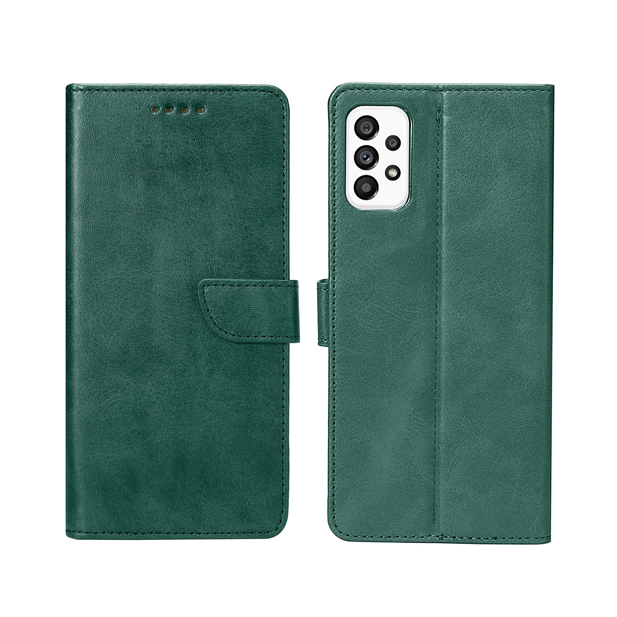 Rixus Buchhülle für Samsung Galaxy A33 5G Dark Green – Bild 3
