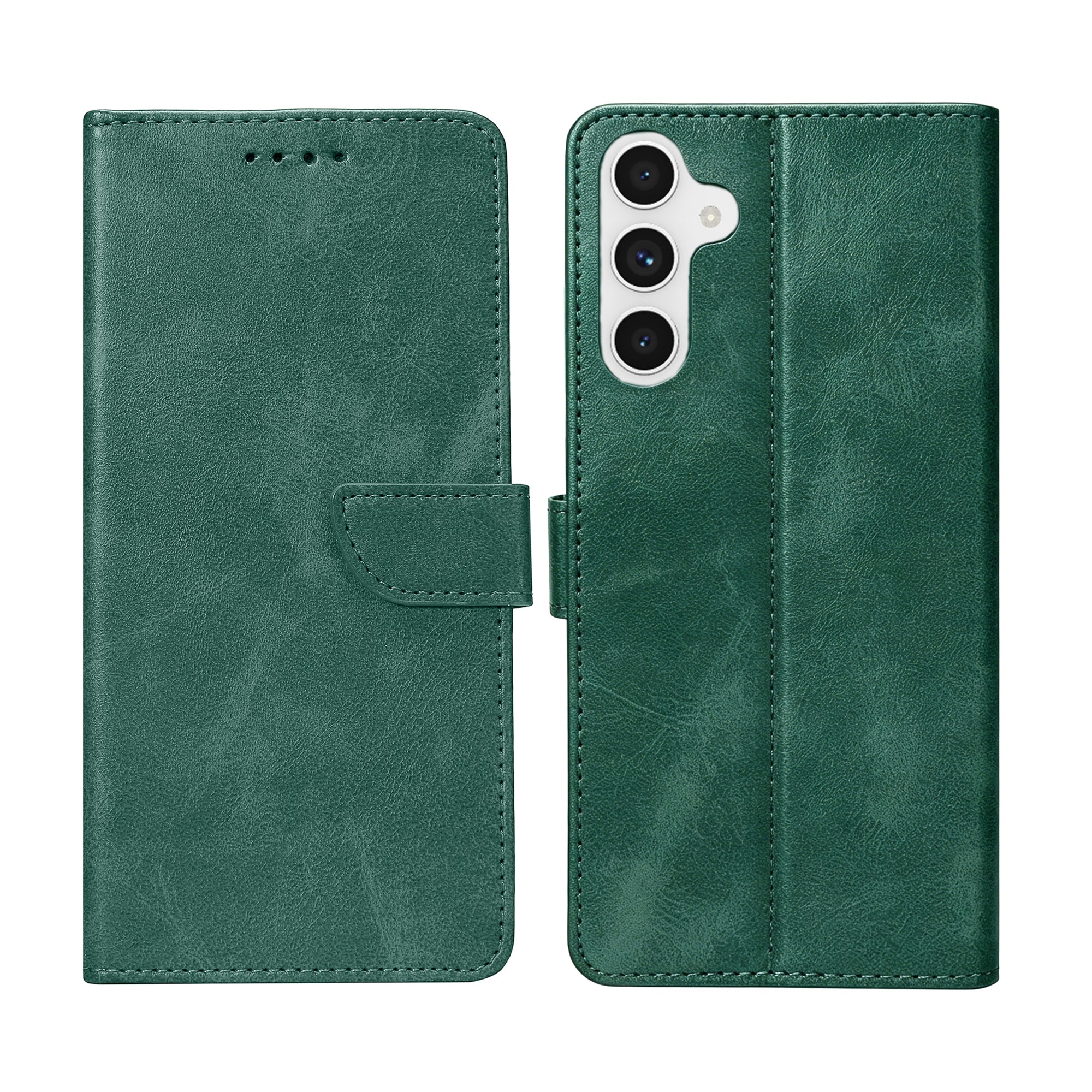 Rixus Buchhülle für Samsung Galaxy A54 Dark Green – Bild 3