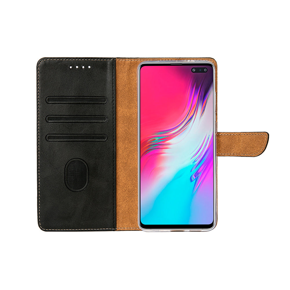 Rixus Buchhülle für Samsung Galaxy S10 Plus Black – Bild 5