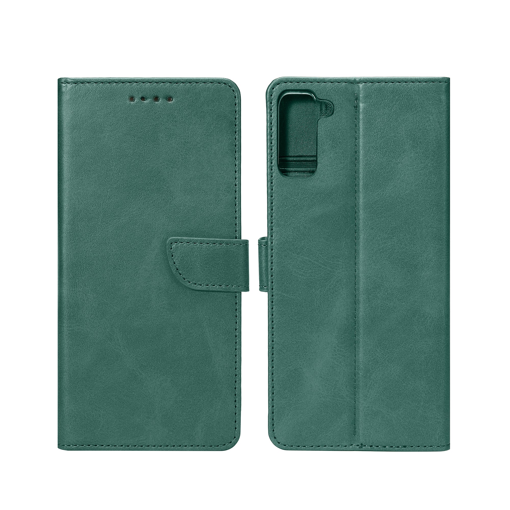 Rixus Buchhülle für Samsung Galaxy S21 FE 5G Dark Green – Bild 3