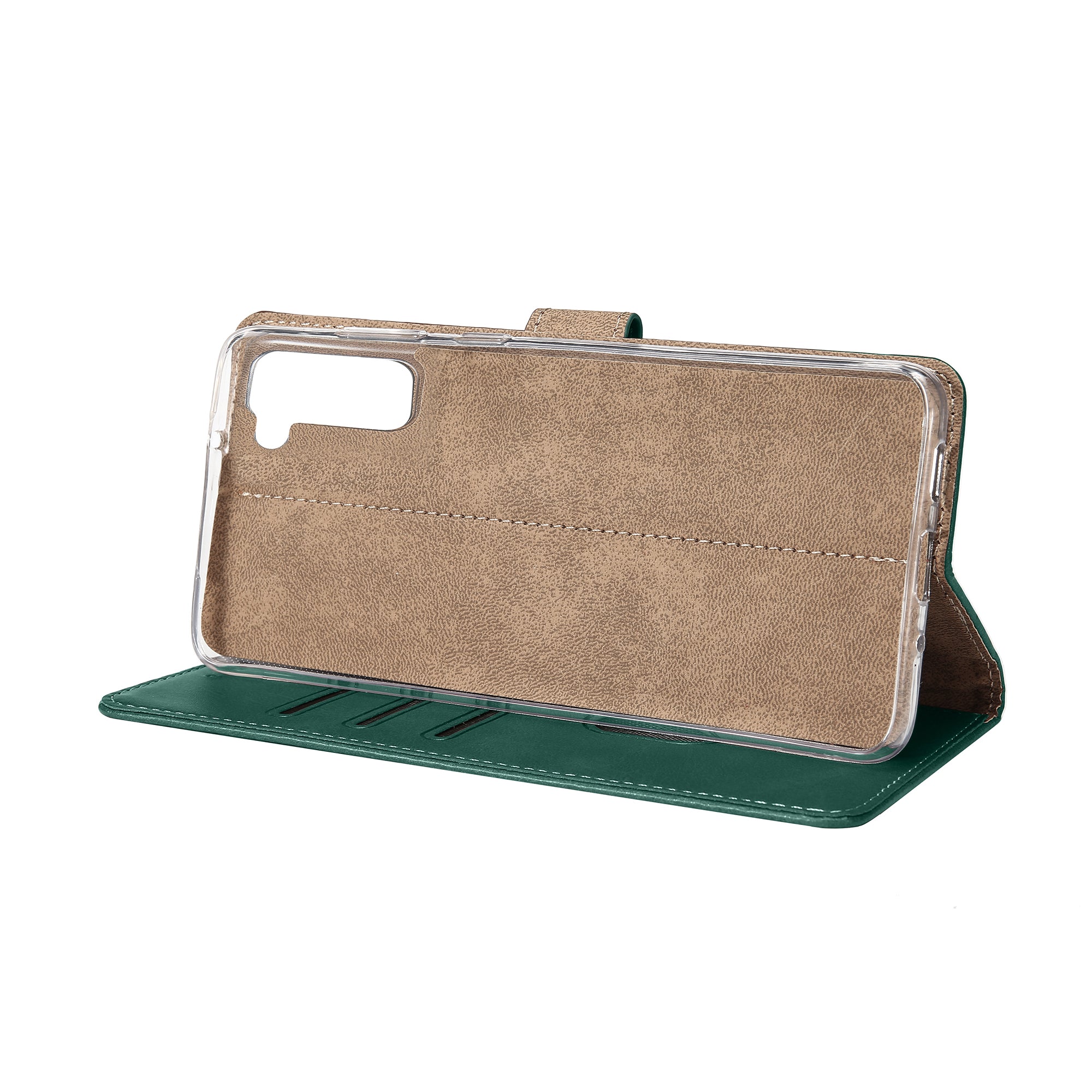 Rixus Buchhülle für Samsung Galaxy S21 FE 5G Dark Green – Bild 6