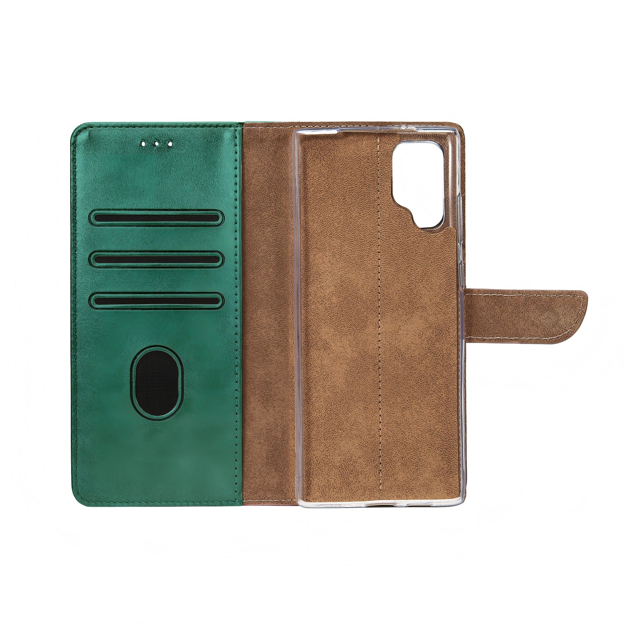 Rixus Buchhülle für Samsung Galaxy S22 Ultra 5G Dark Green – Bild 5
