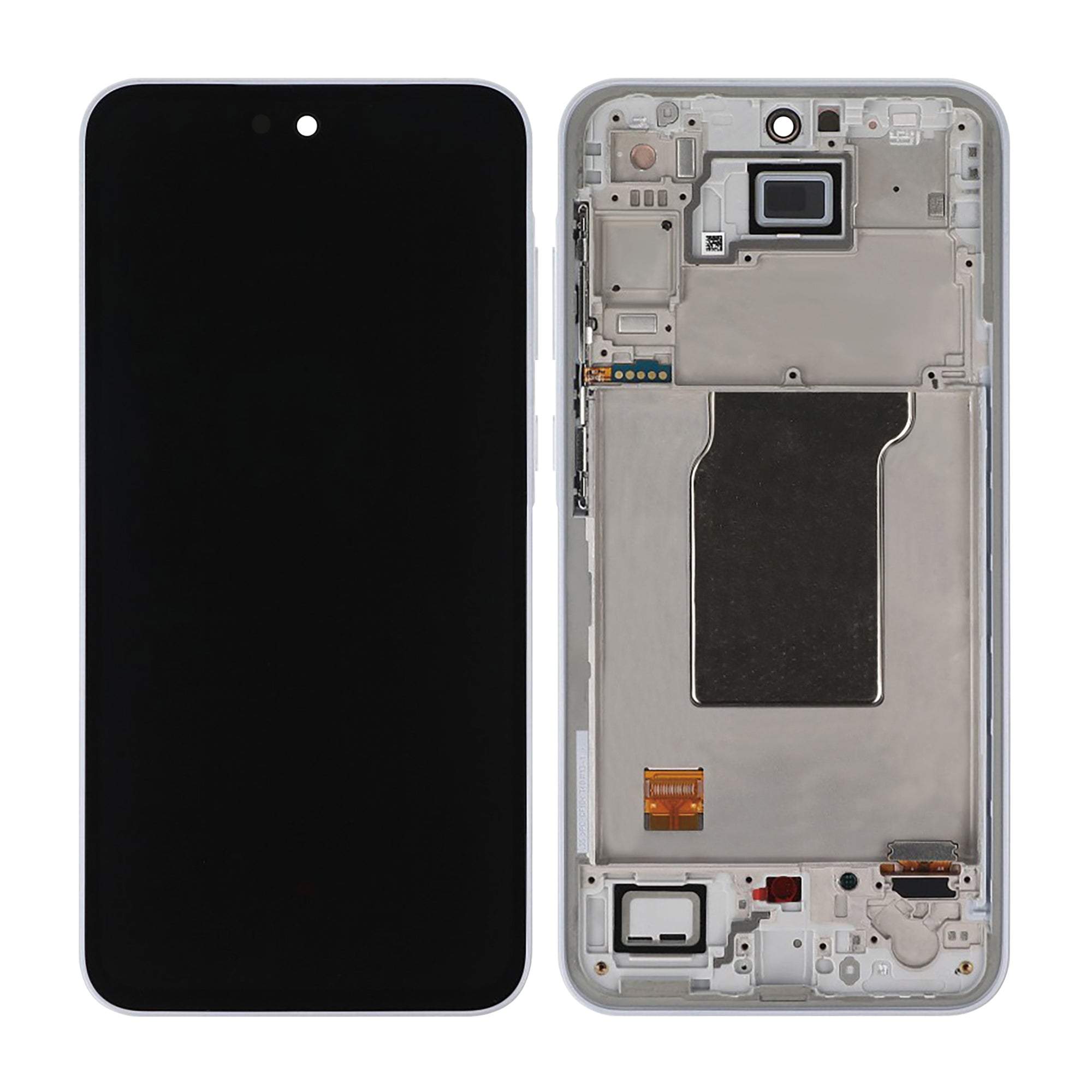 Samsung Galaxy A35 A356B Original vormontiert Display mit Rahmen Iceblue – Bild 5