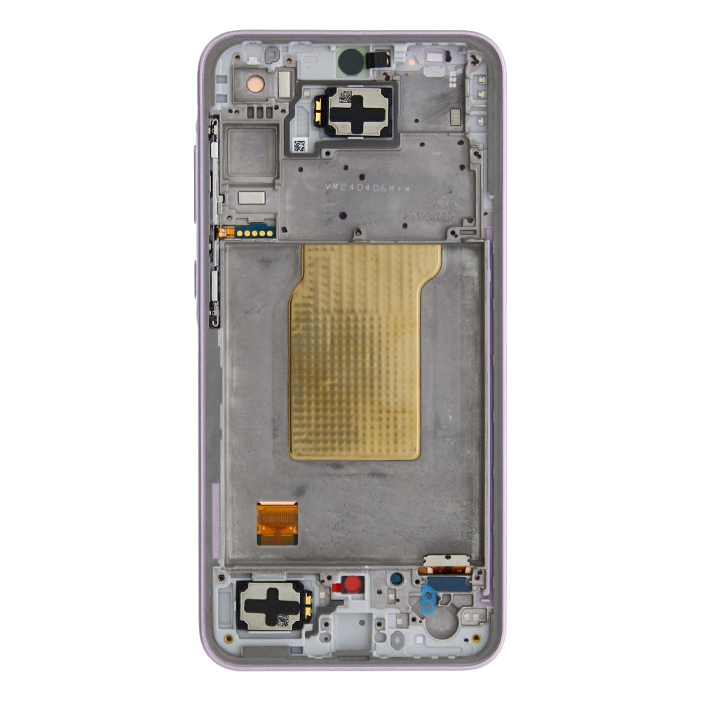 Samsung Galaxy A35 A356B Original vormontiert Display mit Rahmen Lilac – Bild 3