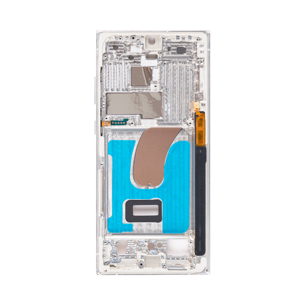 Samsung Galaxy S23 Ultra S918B Middle Rahmen Cream OEM
