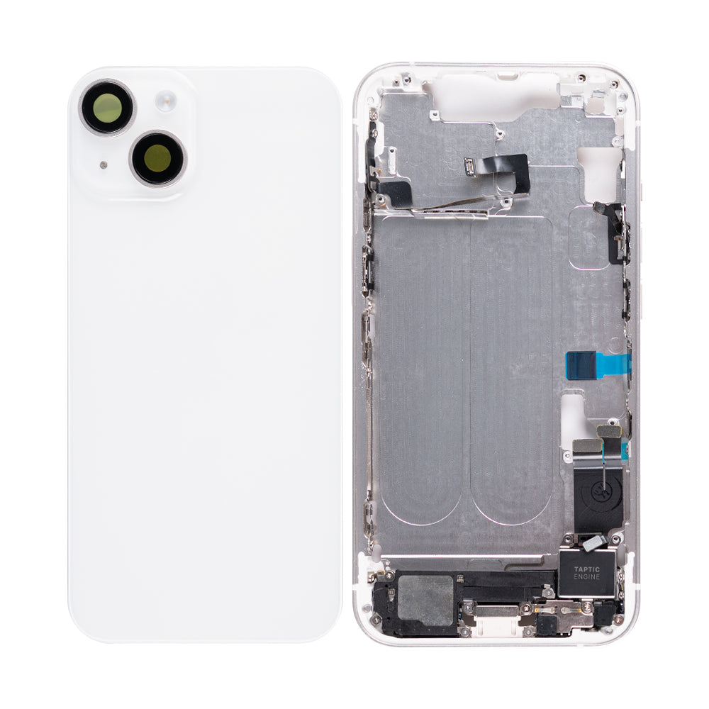 Für Apple iPhone 14 Gehäuse mit Kleinteilen Starlight OEM