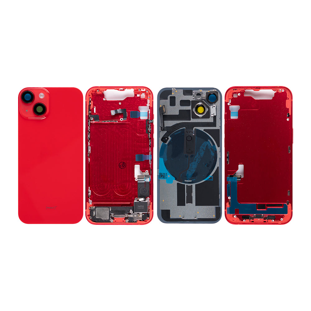 Für Apple iPhone 14 Gehäuse mit Kleinteilen Red OEM – Bild 3