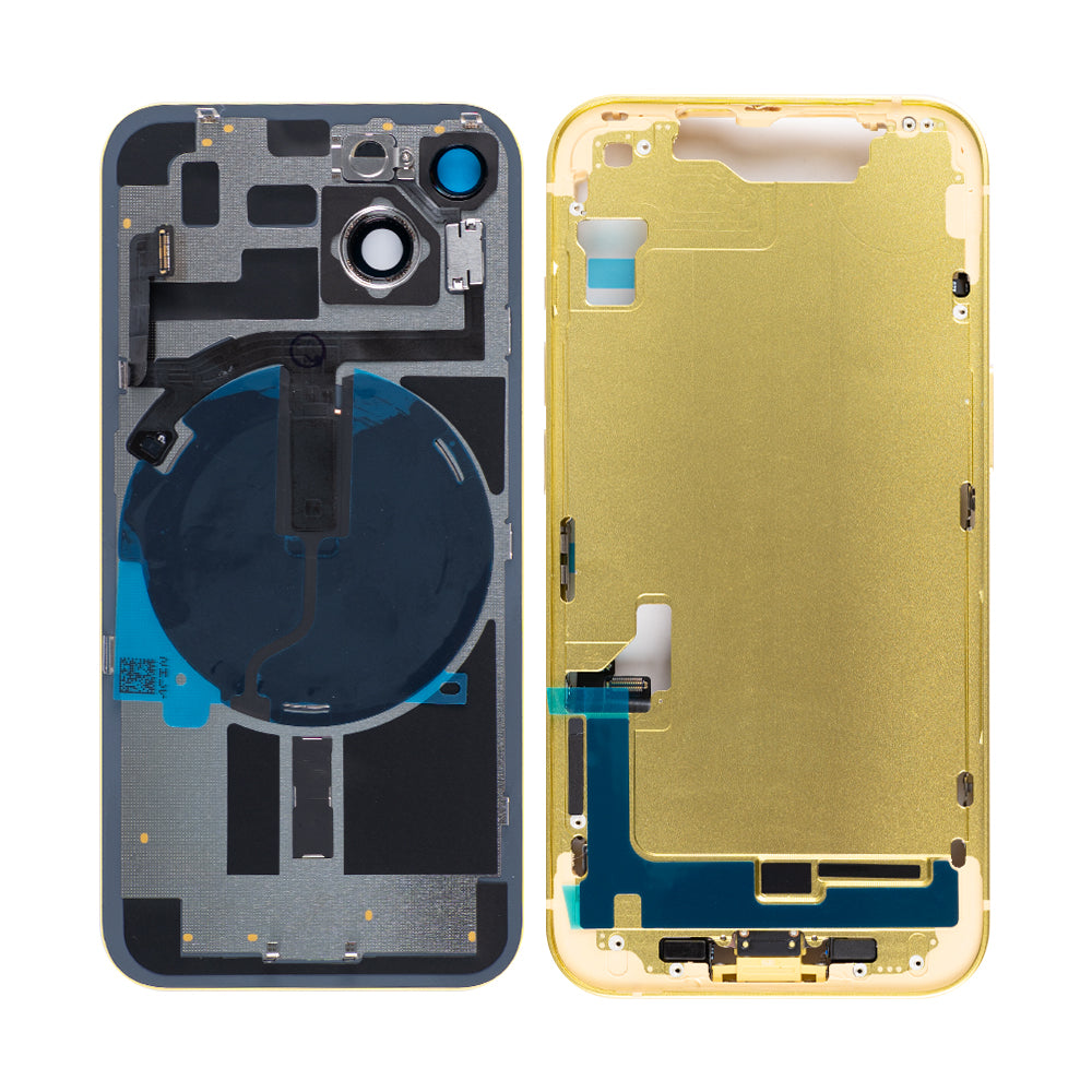 Für Apple iPhone 14 Gehäuse mit Kleinteilen Yellow OEM – Bild 2