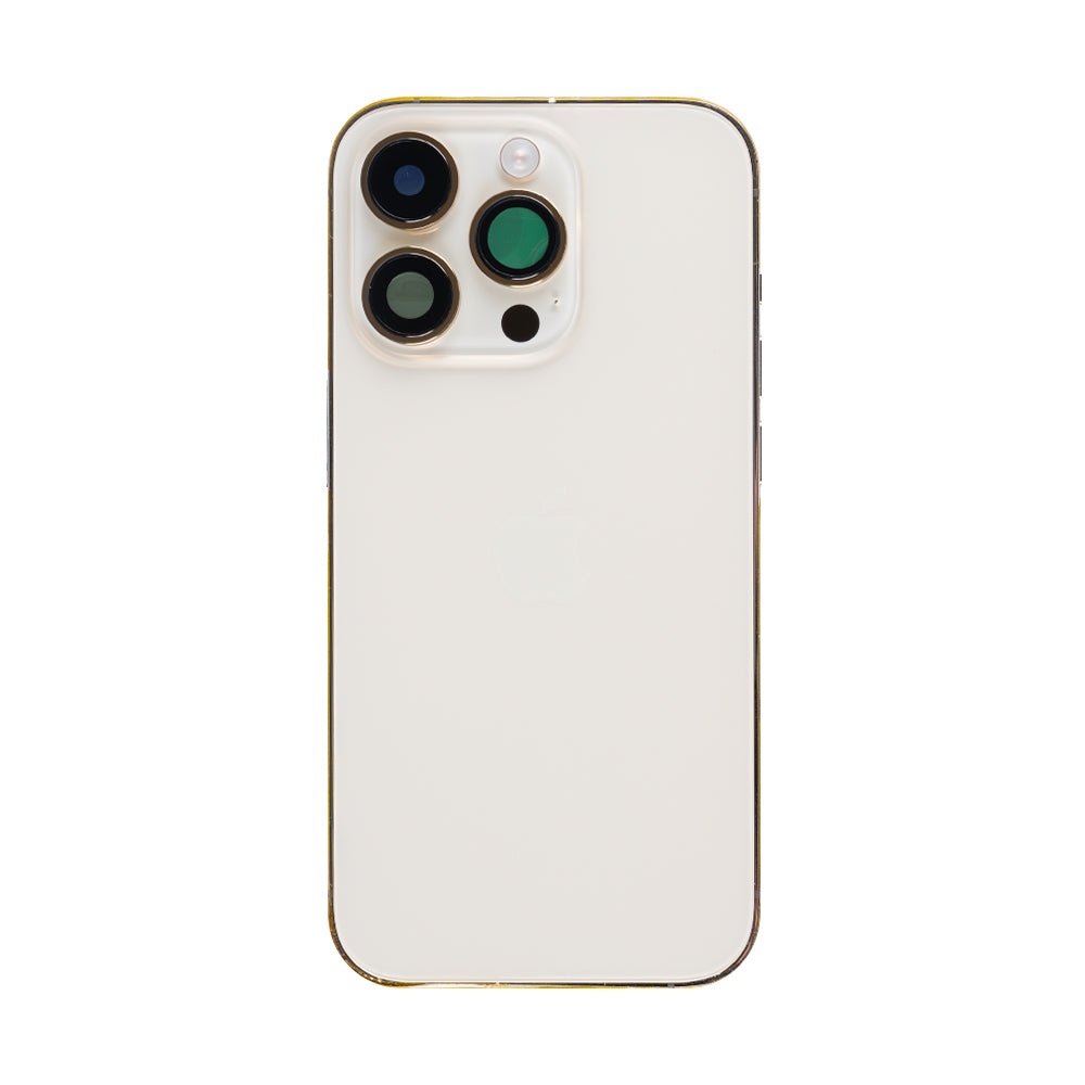 Für Apple iPhone 14 Pro Gehäuse mit Kleinteilen Gold OEM