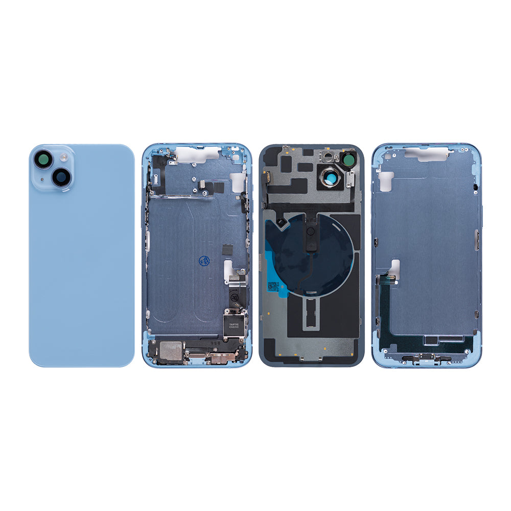 Für Apple iPhone 14 Plus Gehäuse mit Kleinteilen Blue OEM – Bild 3
