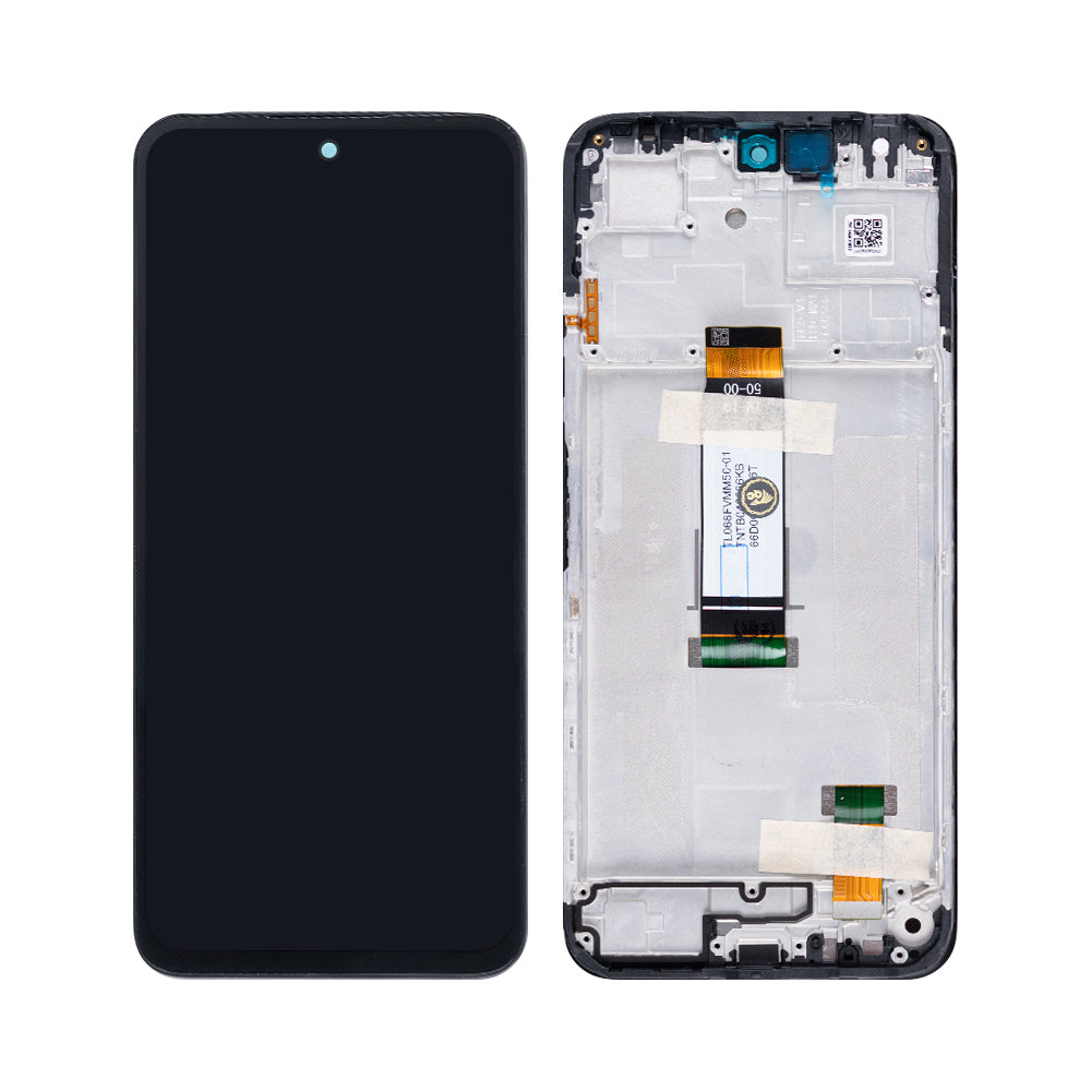 OEM Display für Xiaomi Poco M6 4G mit Rahmen Schwarz – Bild 4