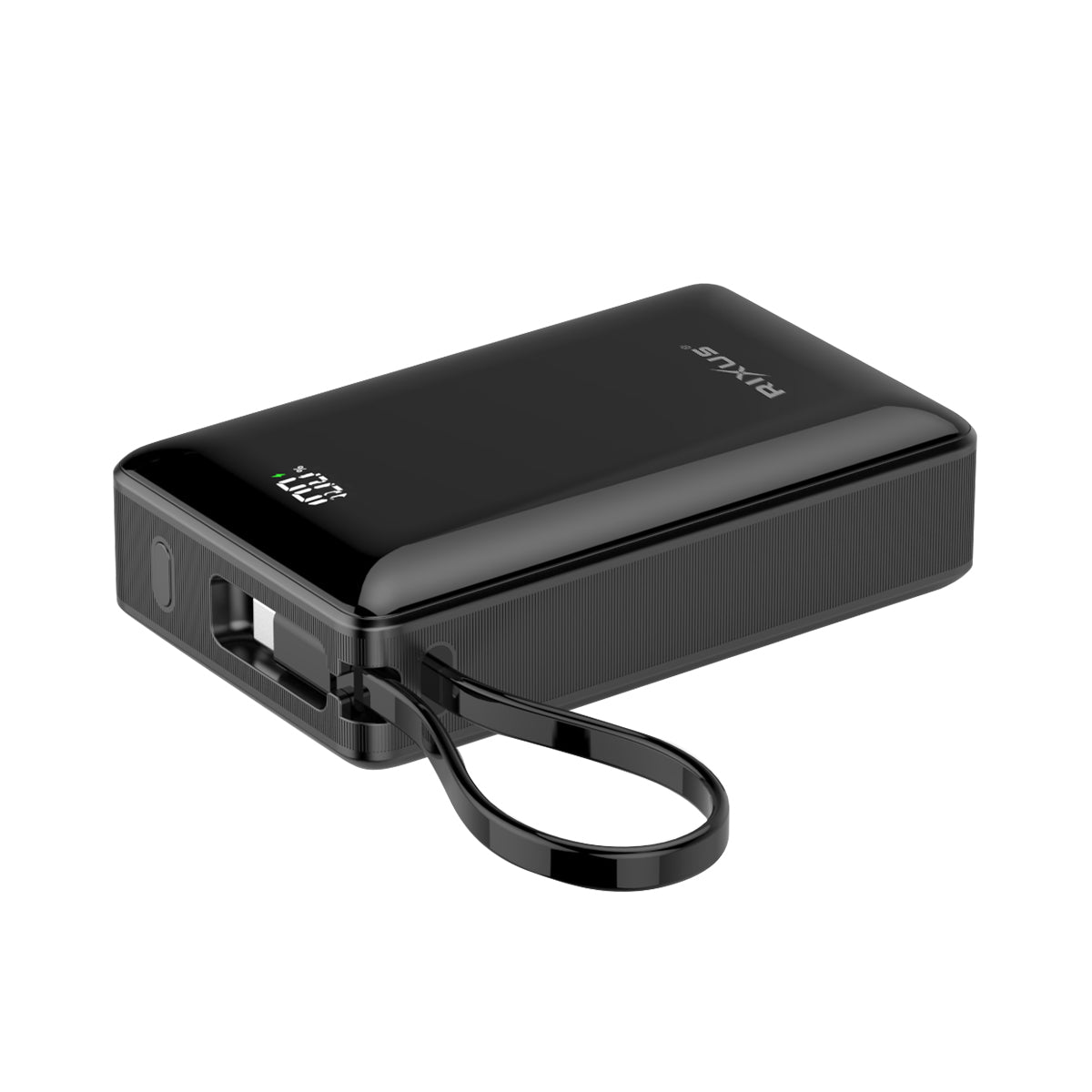 Rixus RXPB02B Digital Display Powerbank 20000mAh mit USB-C Kabel Built-in Black – Bild 3
