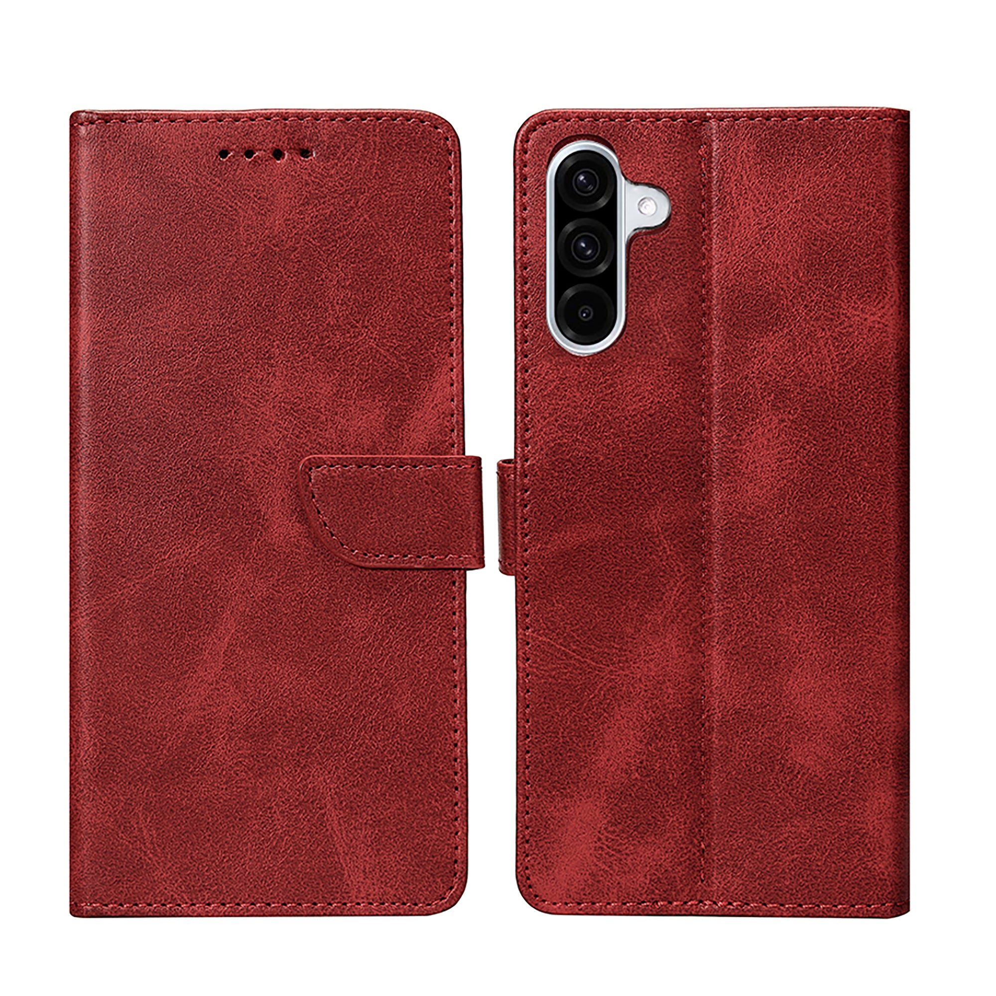 Rixus Buchhülle für Samsung Galaxy A36, A37 Dark Red – Bild 3