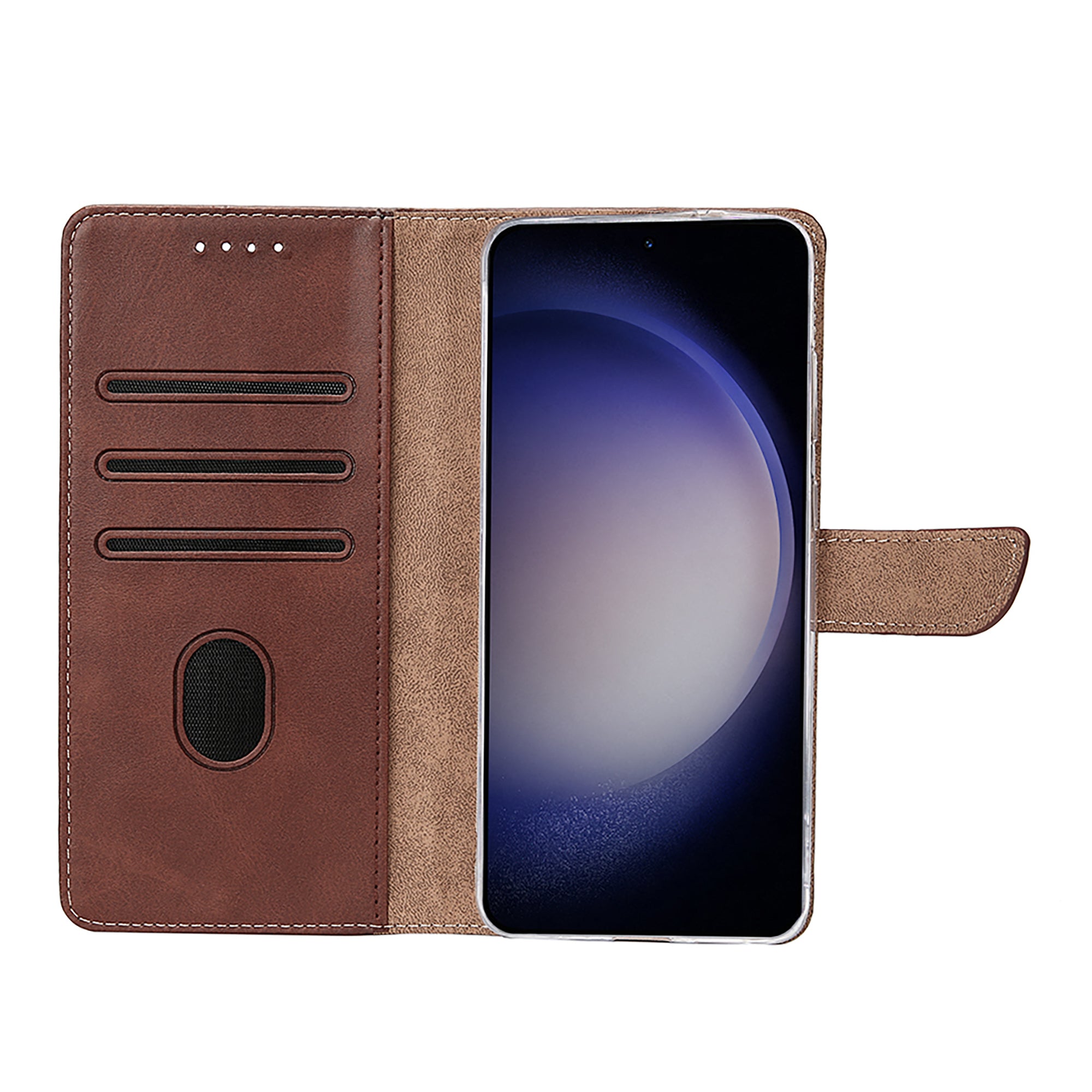 Rixus Buchhülle für Samsung Galaxy A36, A37 Brown – Bild 5