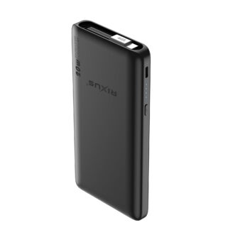 Rixus RXPB08 Powerbank mit Built-in USB-C Kabel 70cm 10000mAh 22.5W Black