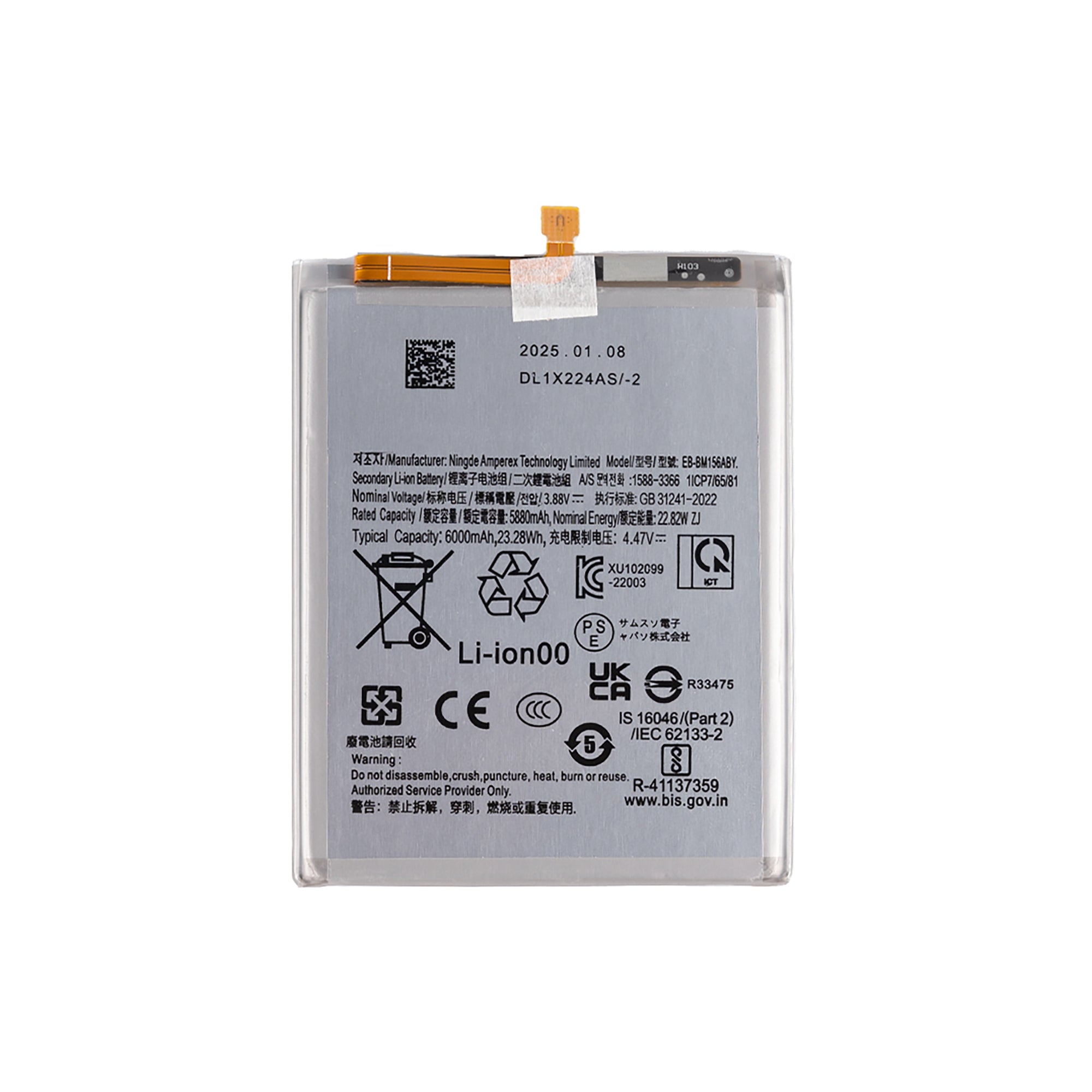 Samsung Galaxy M15 M156B Akku EB-BM156ABY OEM