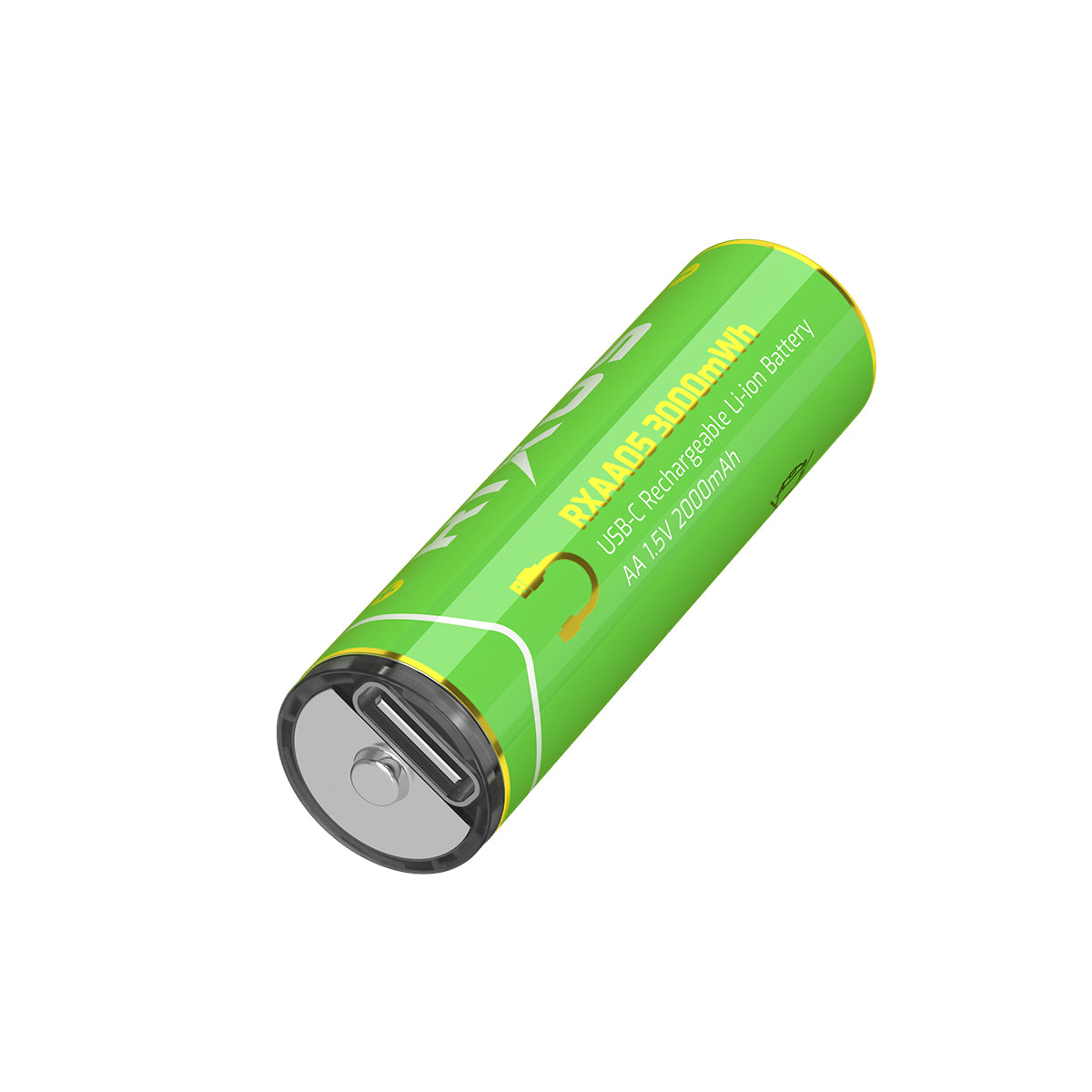 Rixus RXAA05 Rechargeable AA Akku 3000mWh mit USB-C Kabel 4er-Pack – Bild 2