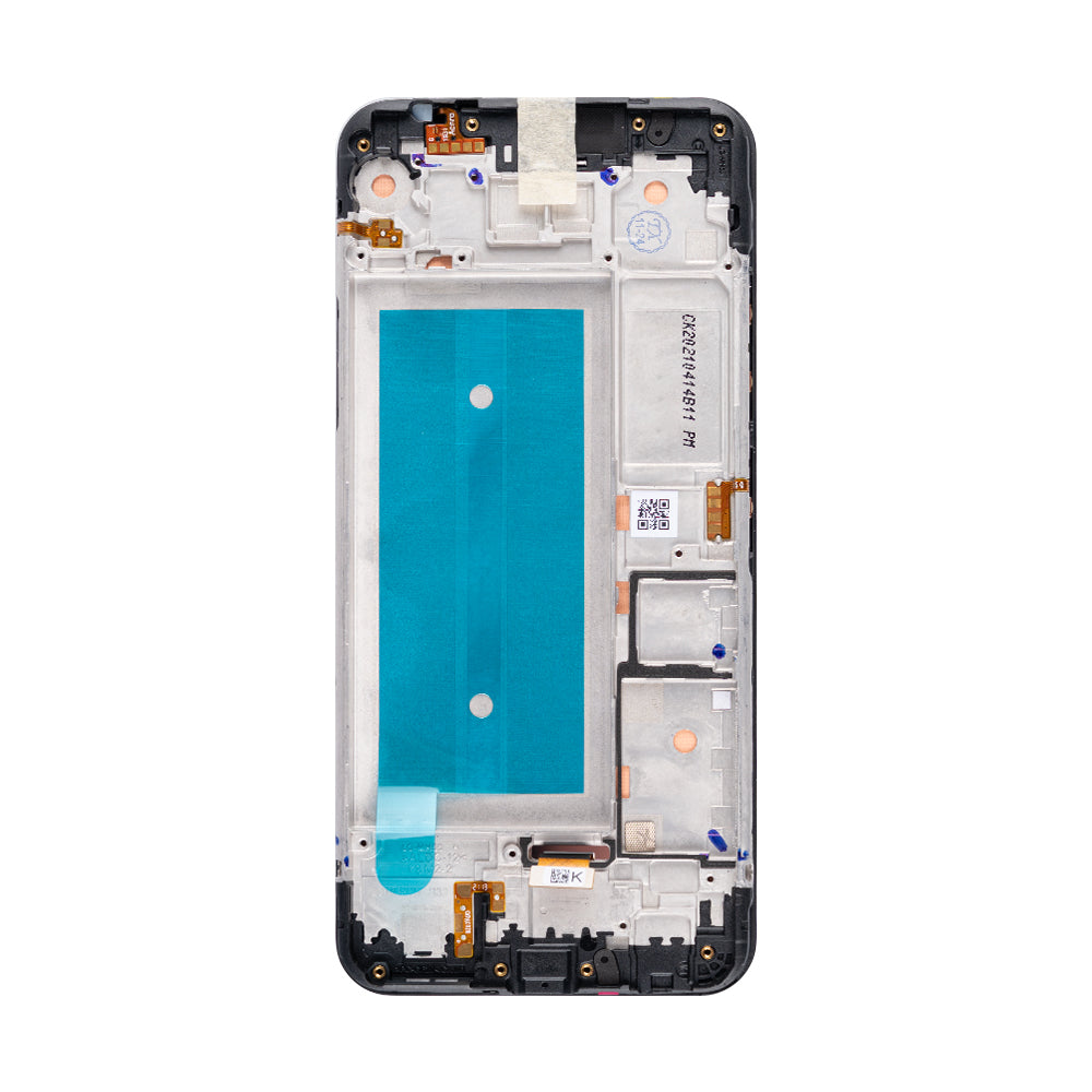 OEM Display für LG K40S mit Rahmen Schwarz – Bild 3
