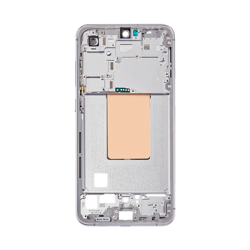 Samsung Galaxy S24 FE S721B Middle Rahmen Silver OEM