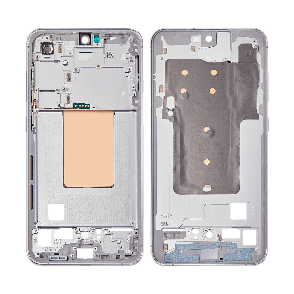 Samsung Galaxy S24 FE S721B Middle Rahmen Silver OEM – Bild 3