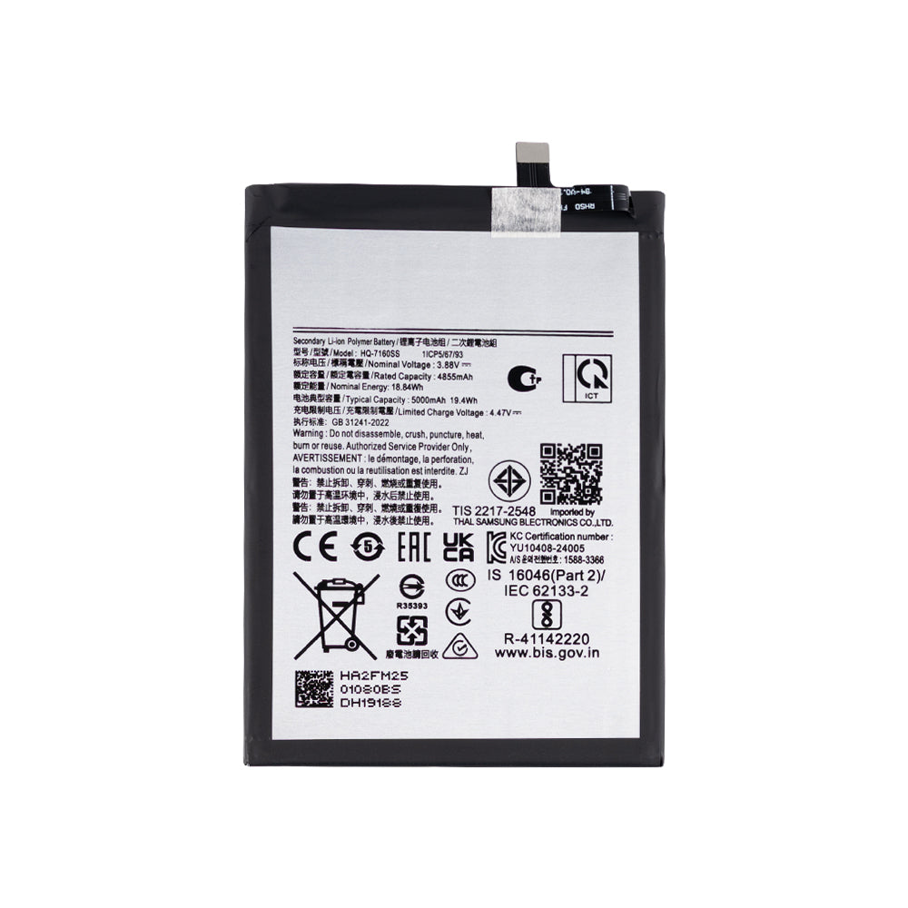 Samsung Galaxy A06 4G A065F, 5G A066B, A07 4G A075F, 5G A076B Akku HQ-7160SS OEM