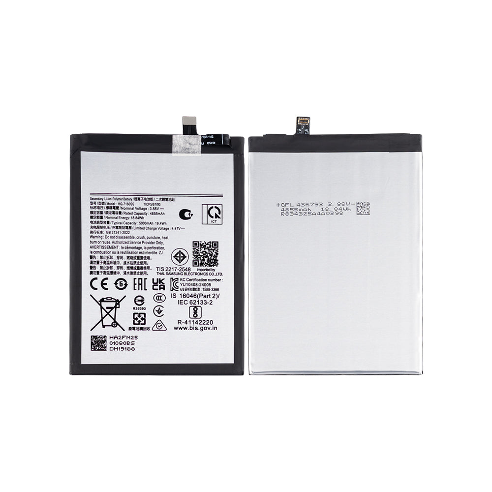 Samsung Galaxy A06 4G A065F, 5G A066B, A07 4G A075F, 5G A076B Akku HQ-7160SS OEM – Bild 3