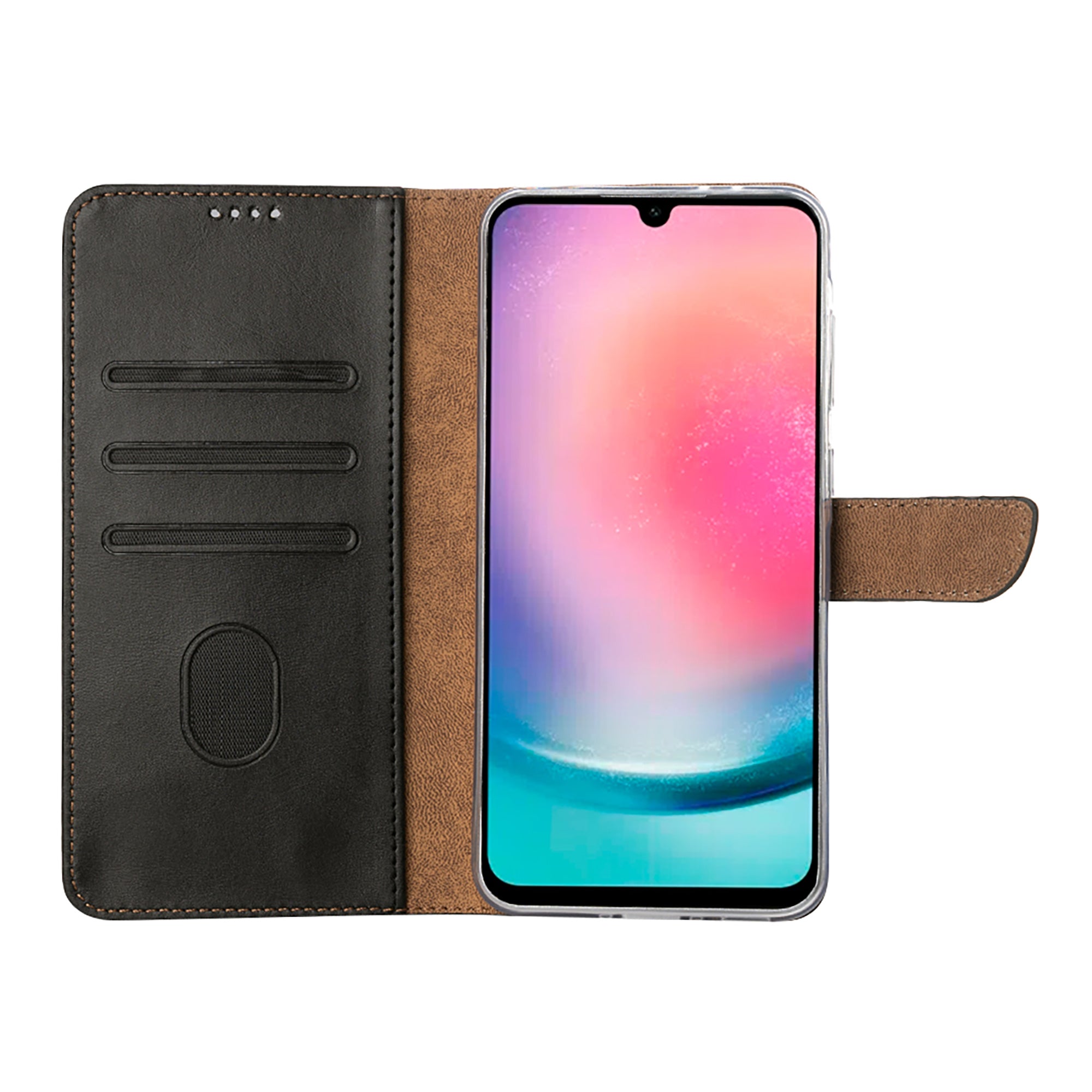 Rixus Buchhülle für Samsung Galaxy A26, A17, A18 Black – Bild 5