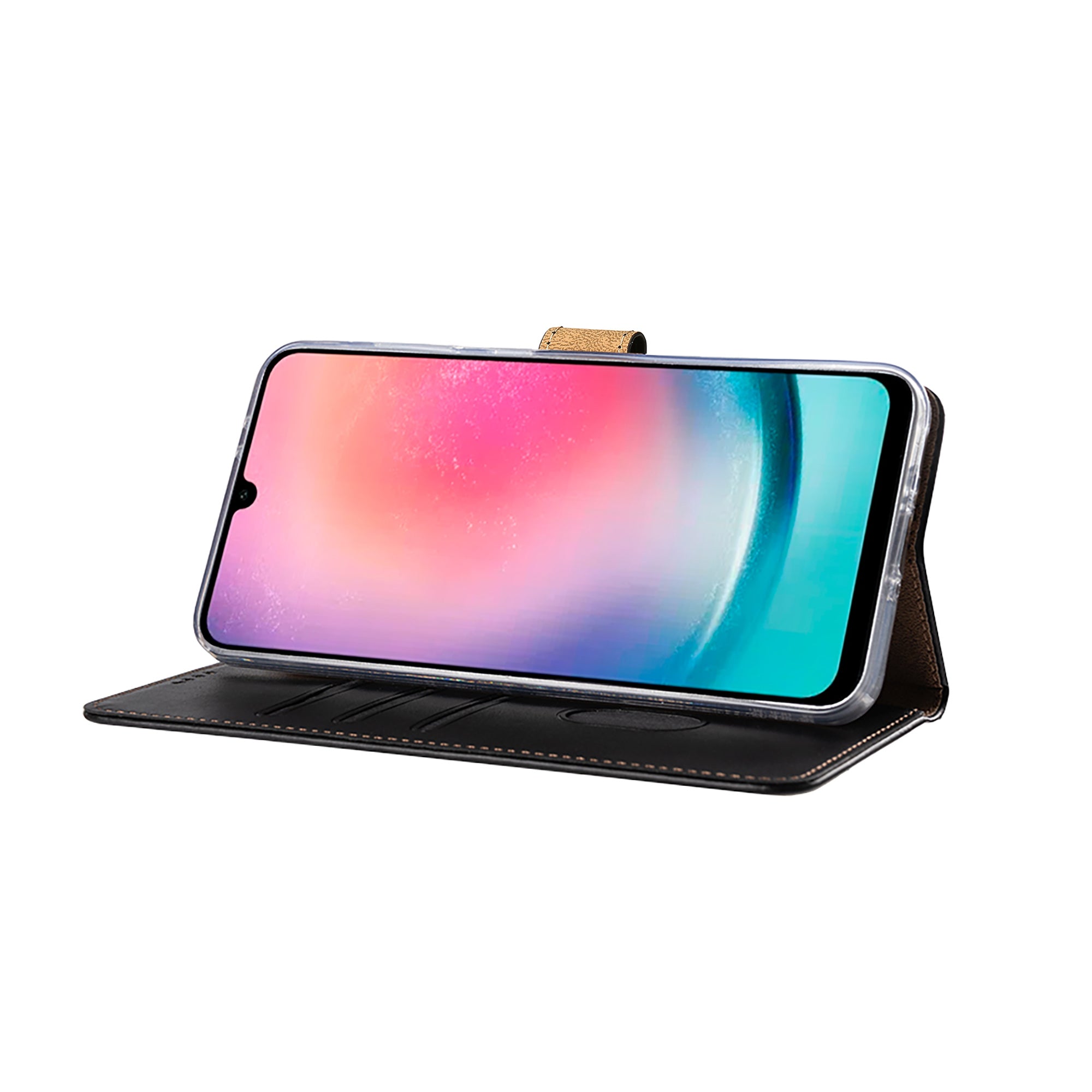 Rixus Buchhülle für Samsung Galaxy A26, A17, A18 Black – Bild 6
