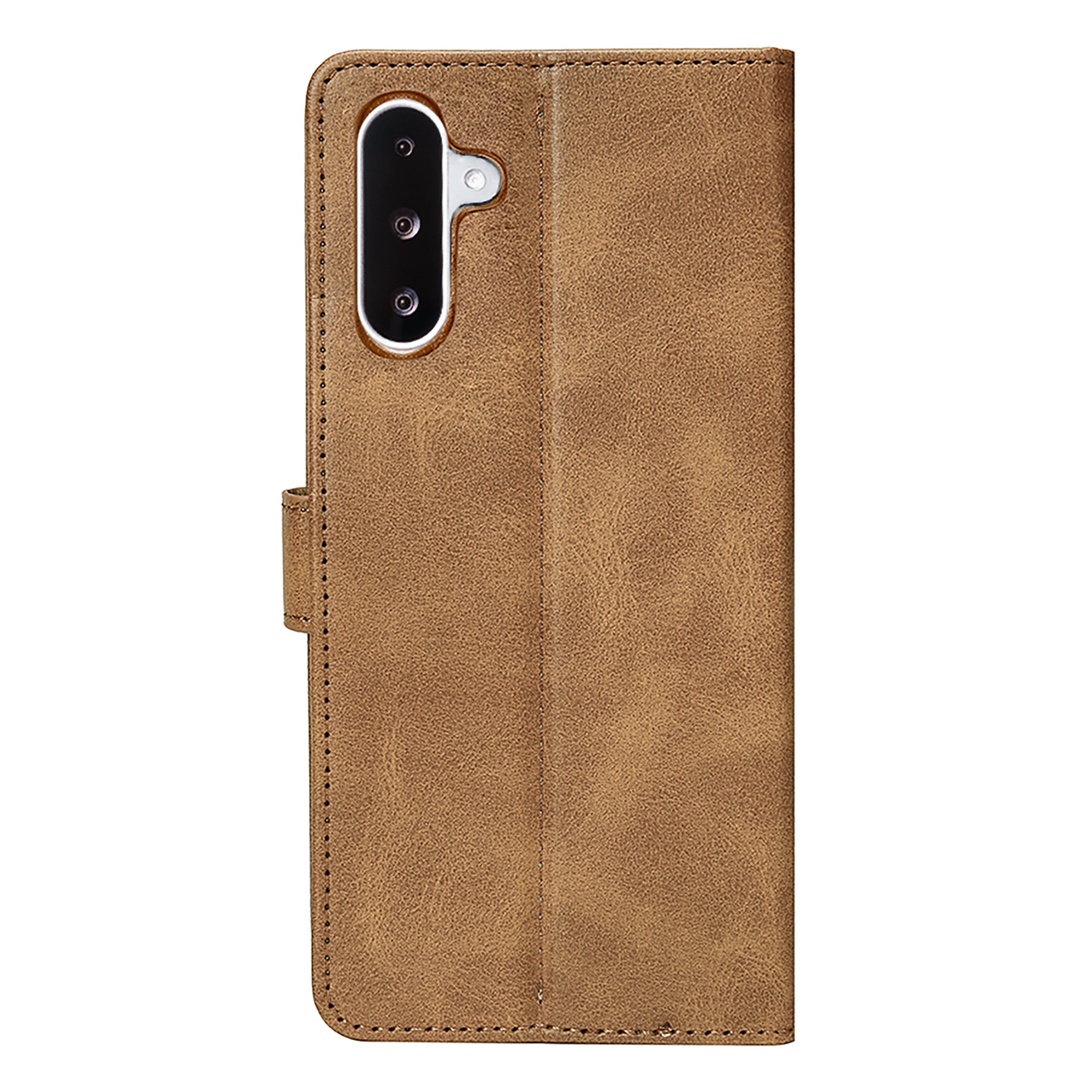Rixus Buchhülle für Samsung Galaxy A26, A17, A18 Light Brown – Bild 2
