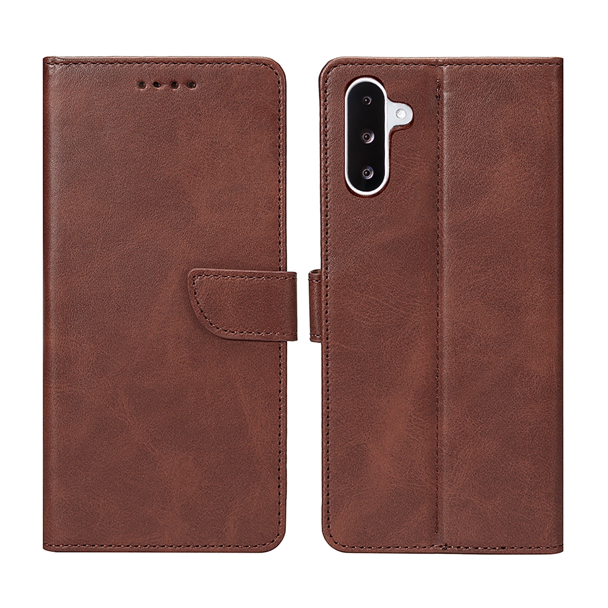 Rixus Buchhülle für Samsung Galaxy A26, A17, A18 Brown – Bild 3