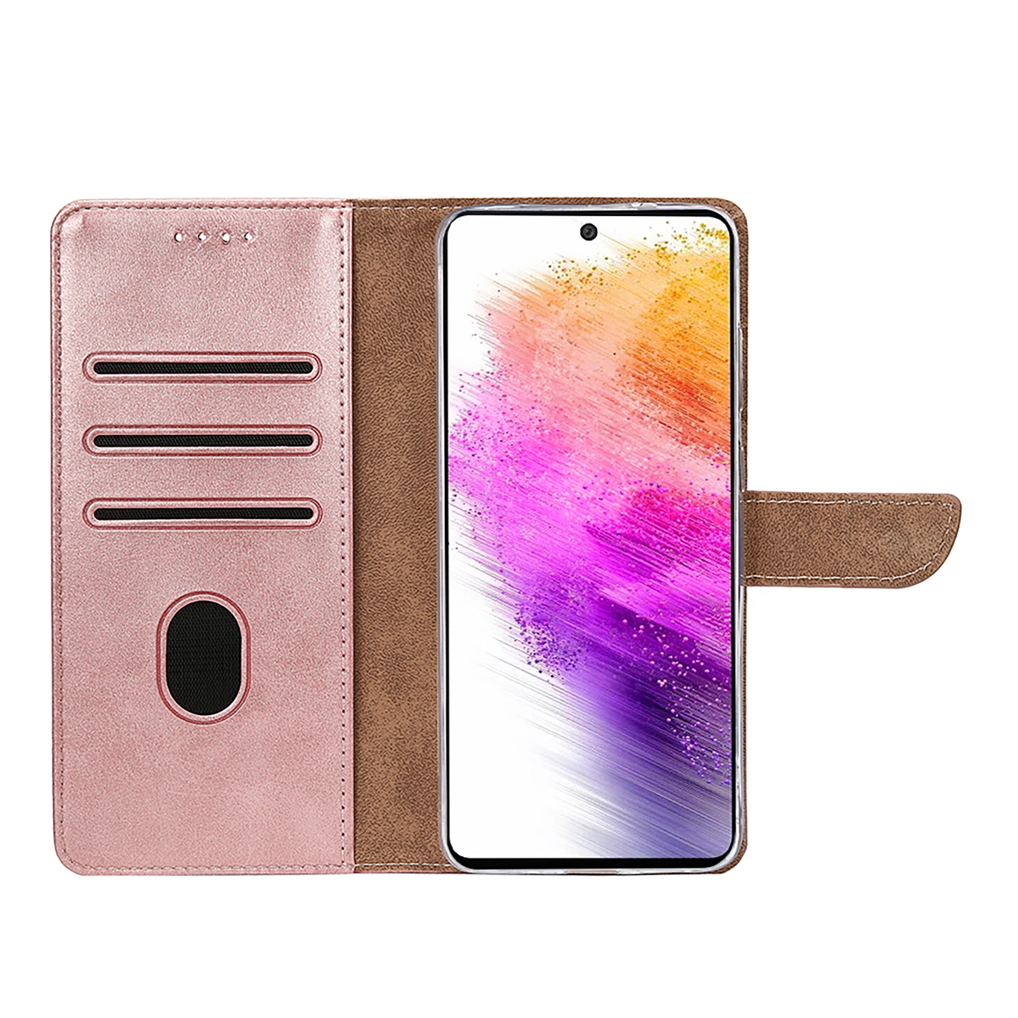 Rixus Buchhülle für Samsung Galaxy A56 Pink – Bild 5