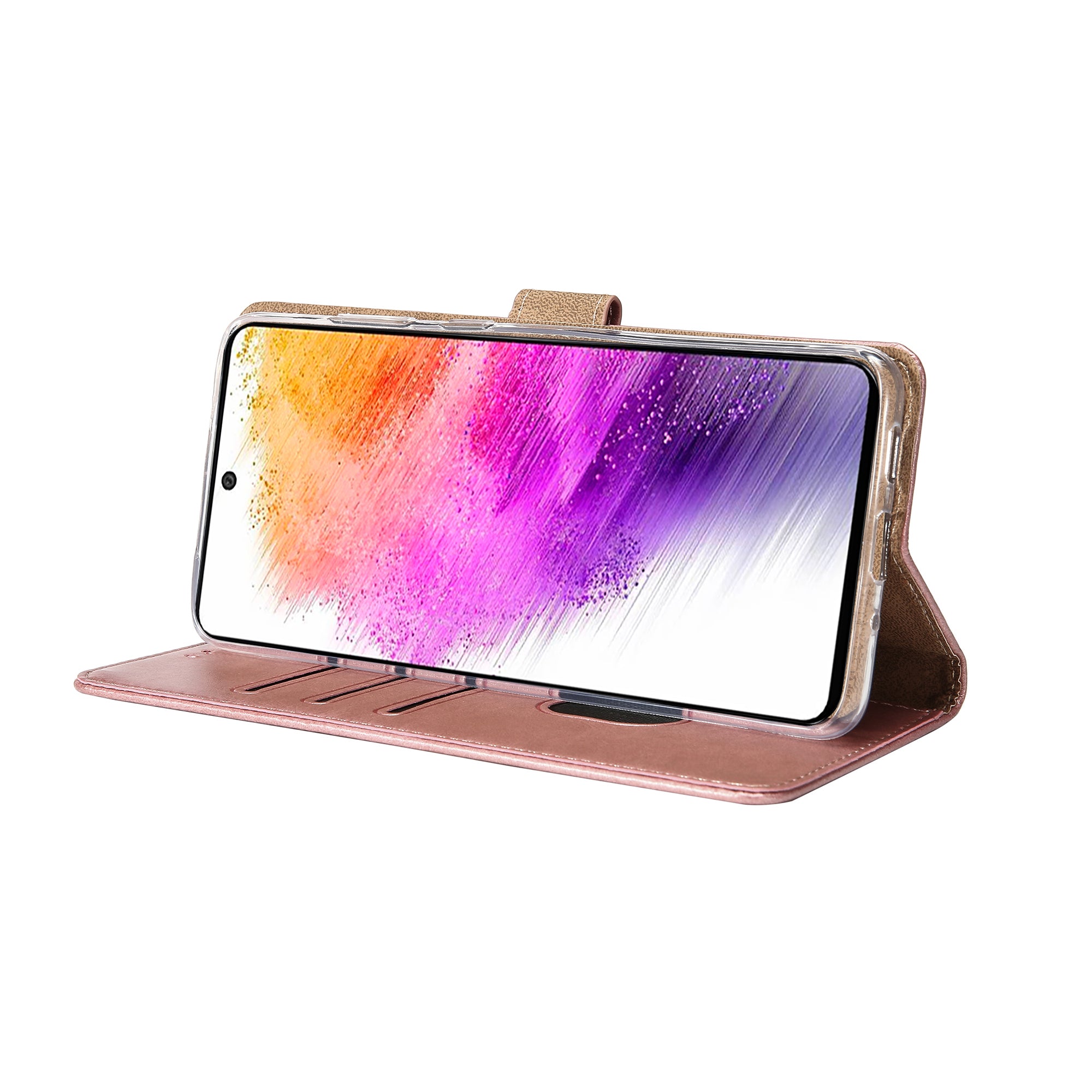 Rixus Buchhülle für Samsung Galaxy A56 Pink – Bild 6