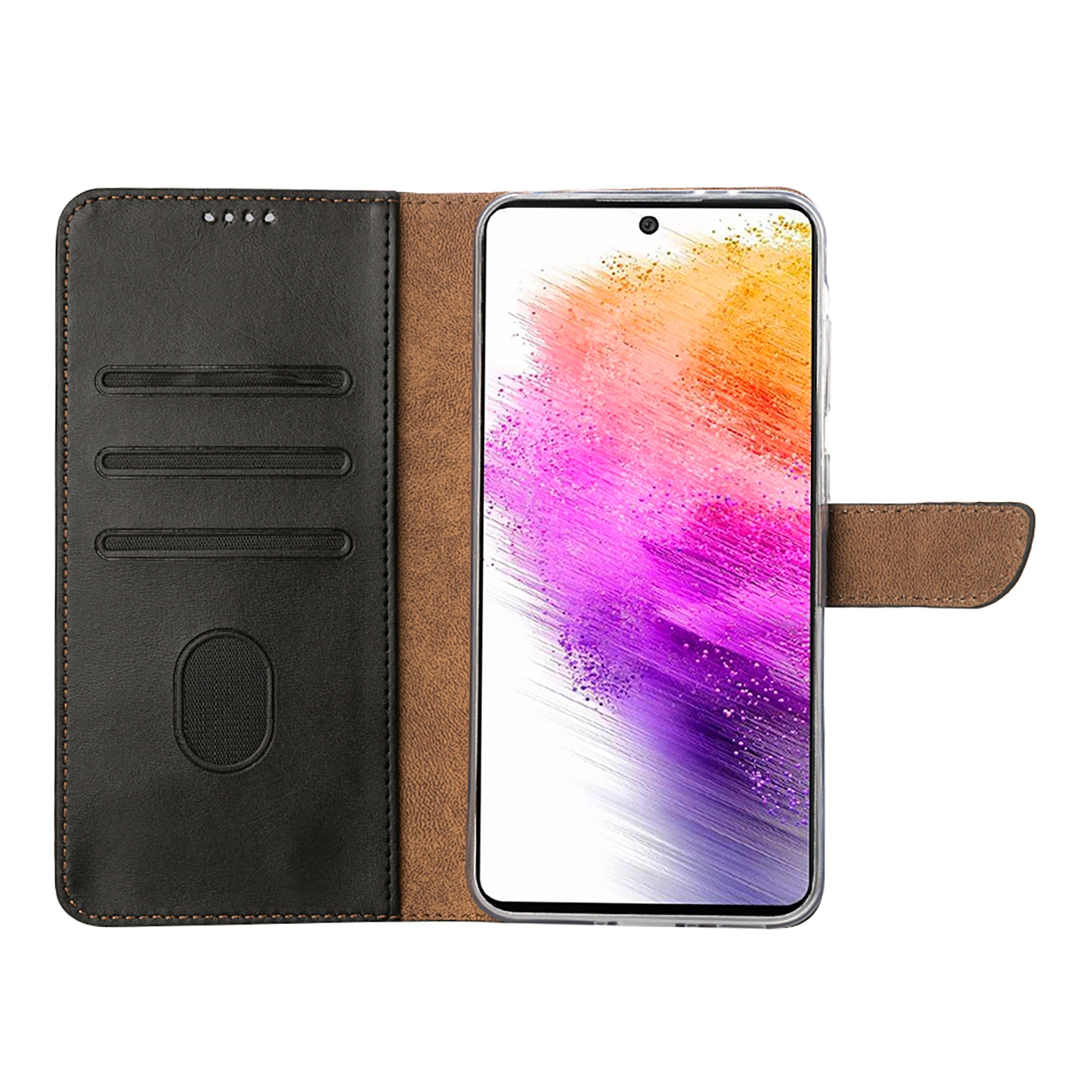 Rixus Buchhülle für Samsung Galaxy A56 Black – Bild 5