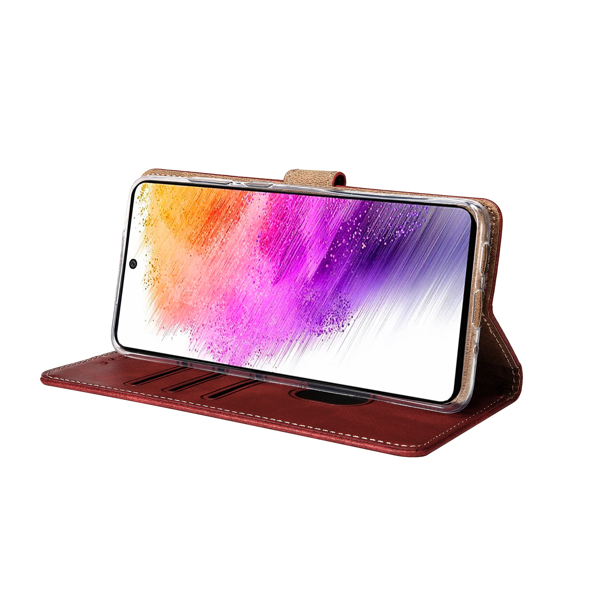 Rixus Buchhülle für Samsung Galaxy A56 Dark Red – Bild 6