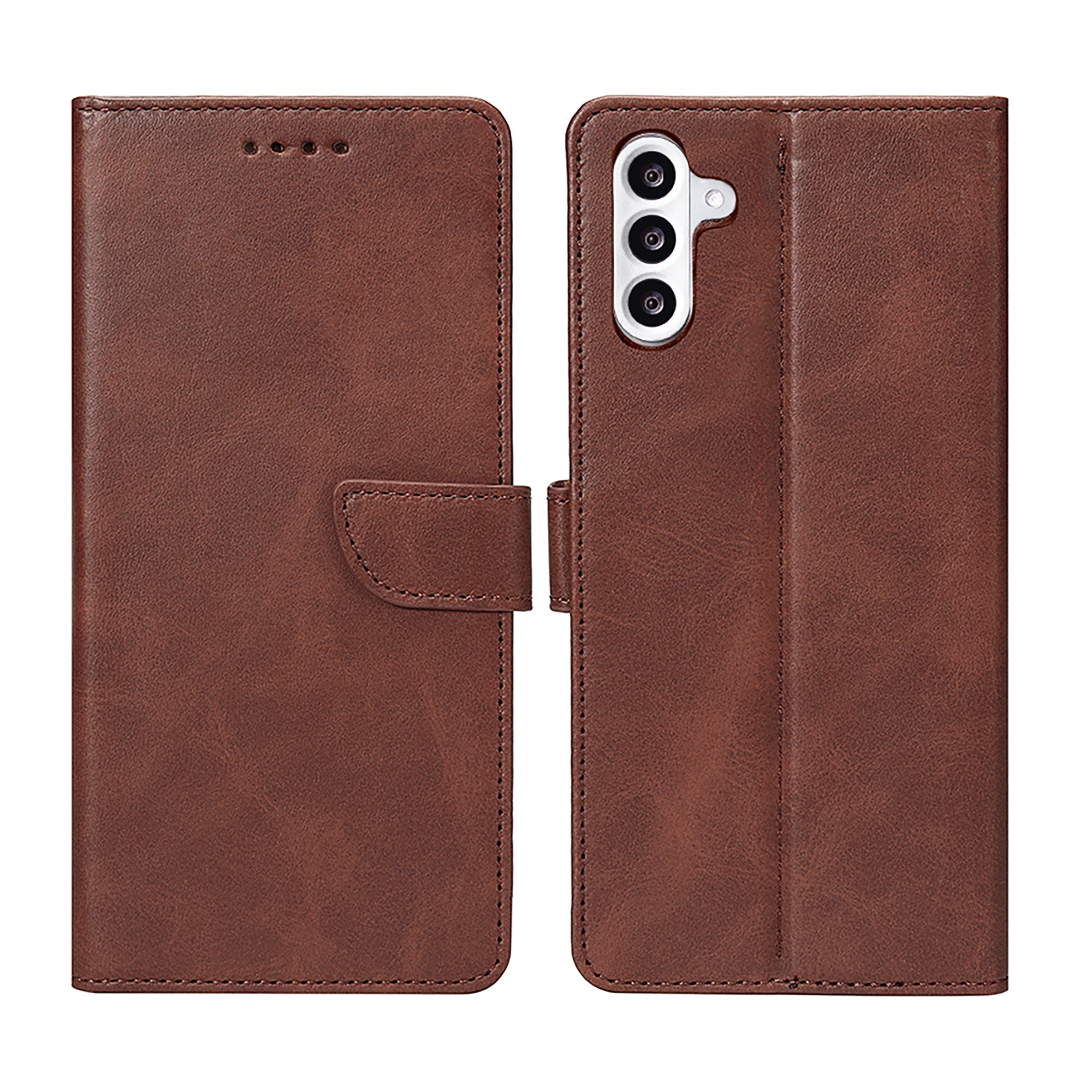 Rixus Buchhülle für Samsung Galaxy A56 Brown – Bild 3