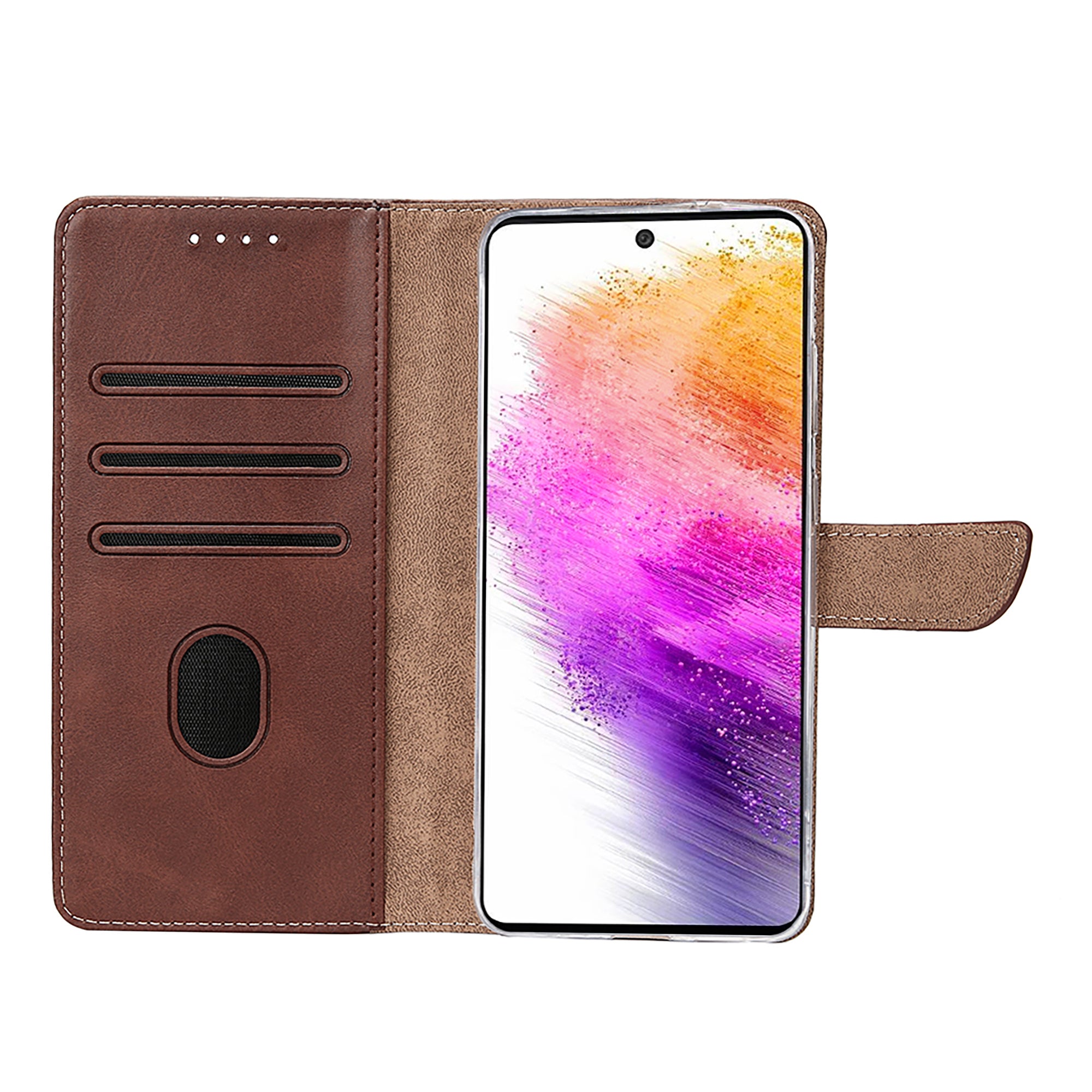 Rixus Buchhülle für Samsung Galaxy A56 Brown – Bild 5