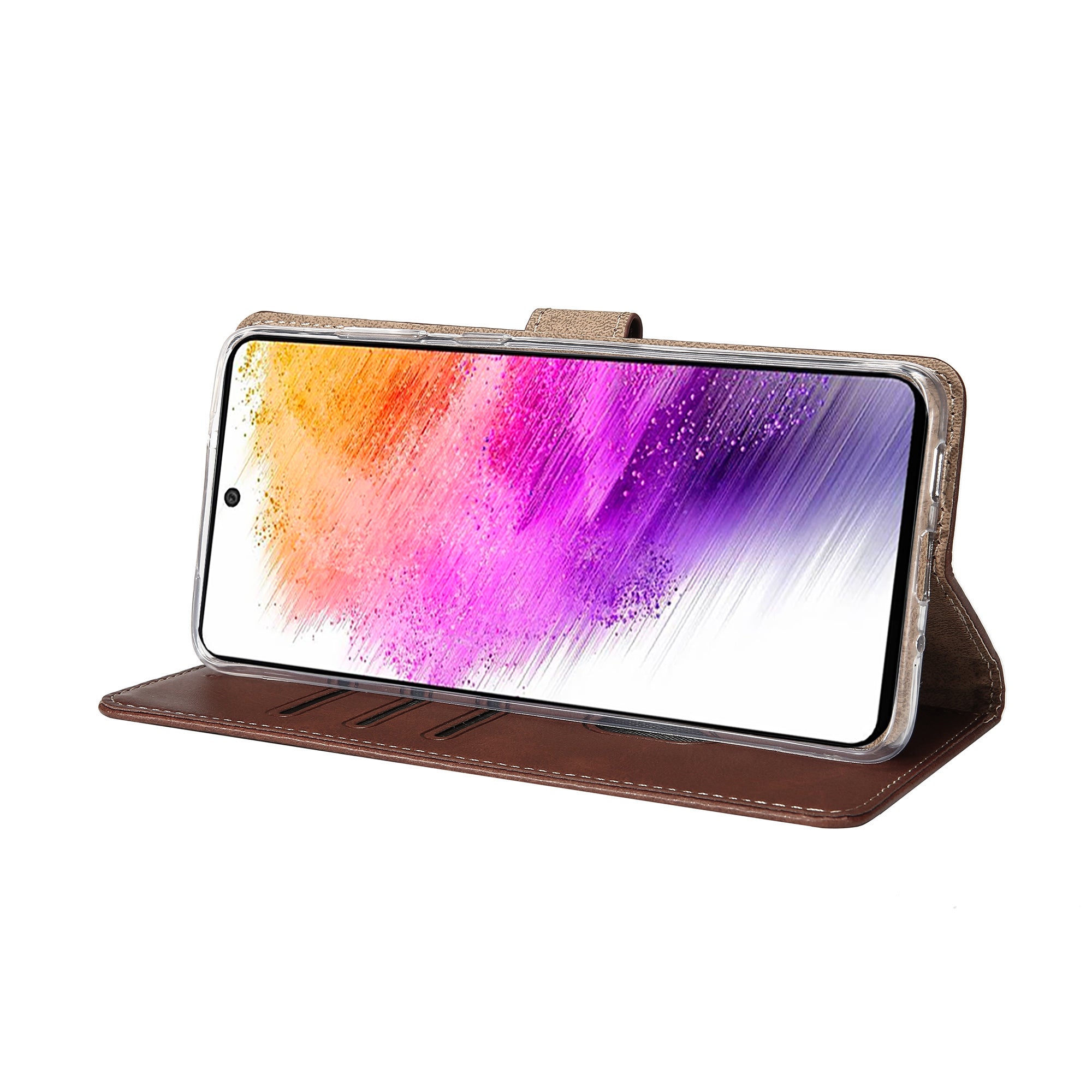 Rixus Buchhülle für Samsung Galaxy A56 Brown – Bild 6