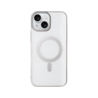 Rixus Instinct Mag Hülle für Apple iPhone 13, 14 Silver