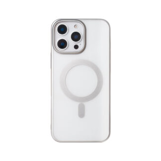 Rixus Instinct Mag Hülle für Apple iPhone 13 Pro Silver