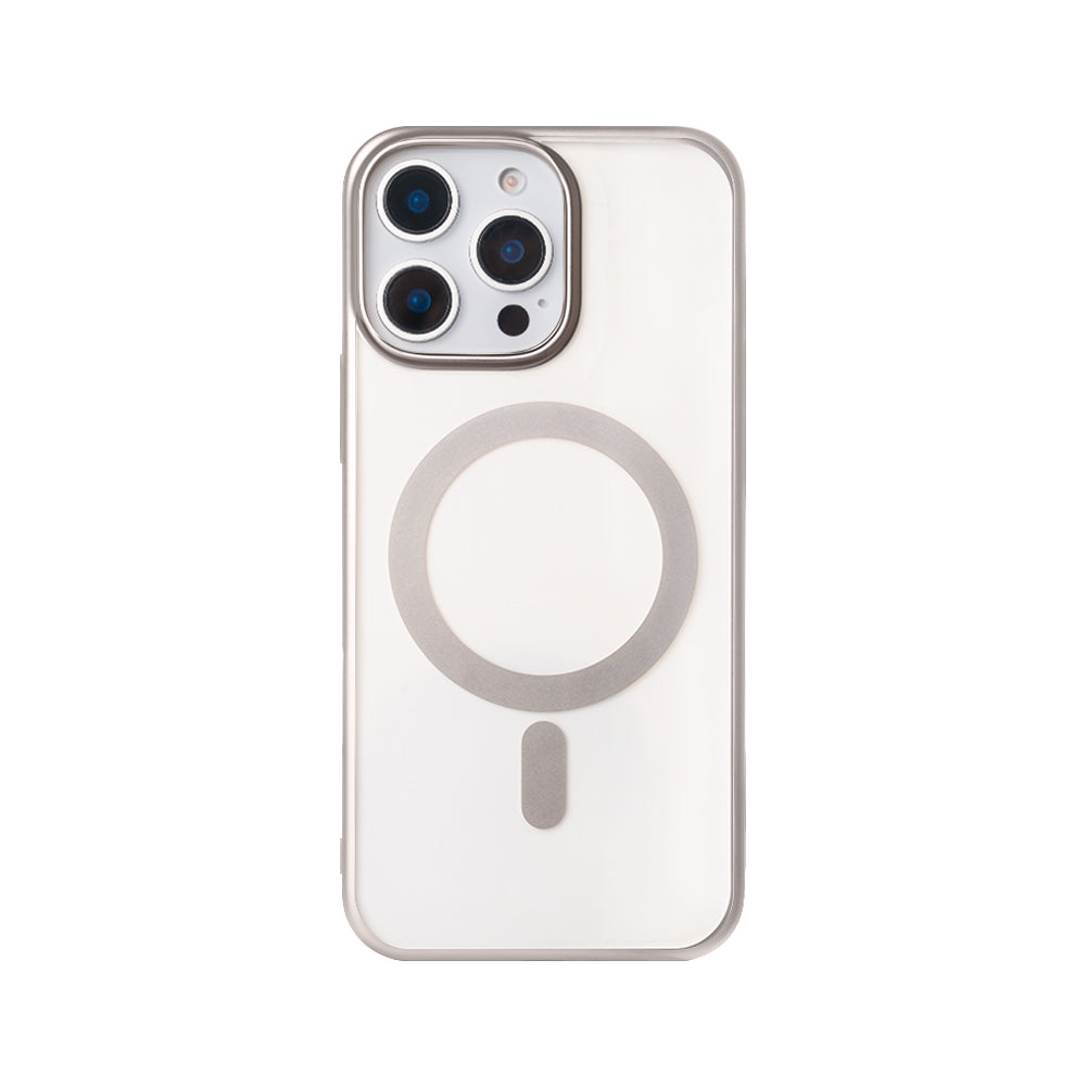 Rixus Instinct Mag Hülle für Apple iPhone 14 Pro Titanium Grey