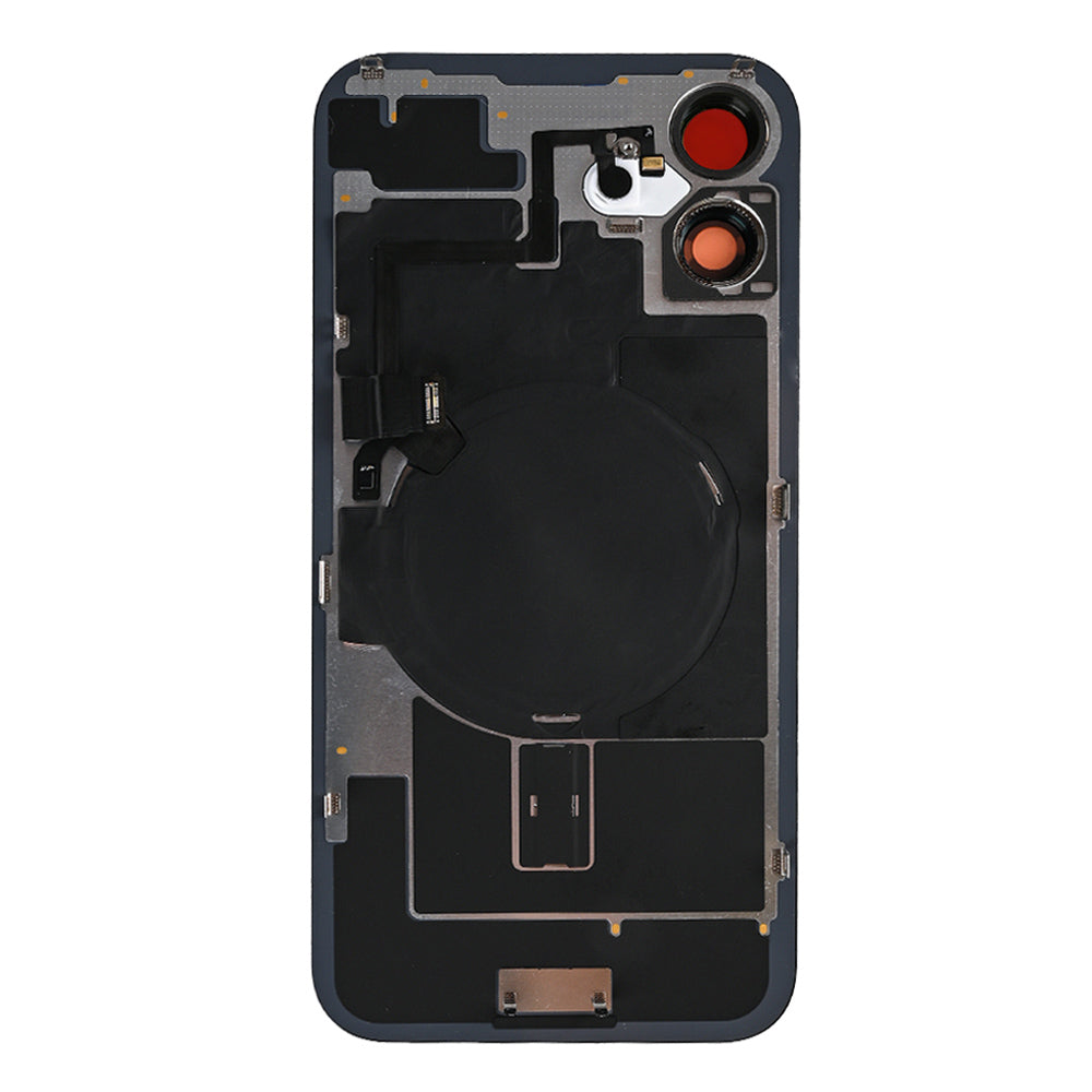 Für Apple iPhone 16 Rückglas mit NFC, Enlarged Kamera Rahmen Ultramarine kompatibel – Bild 2