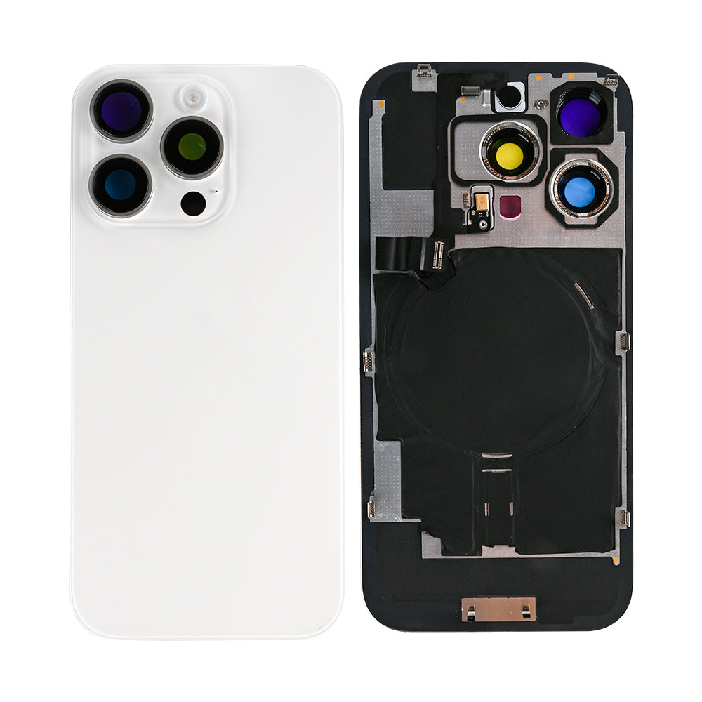 Für Apple iPhone 16 Pro kompatibel Rückglas mit NFC und großem Kamerarahmen, Farbe wählbar – Bild 9