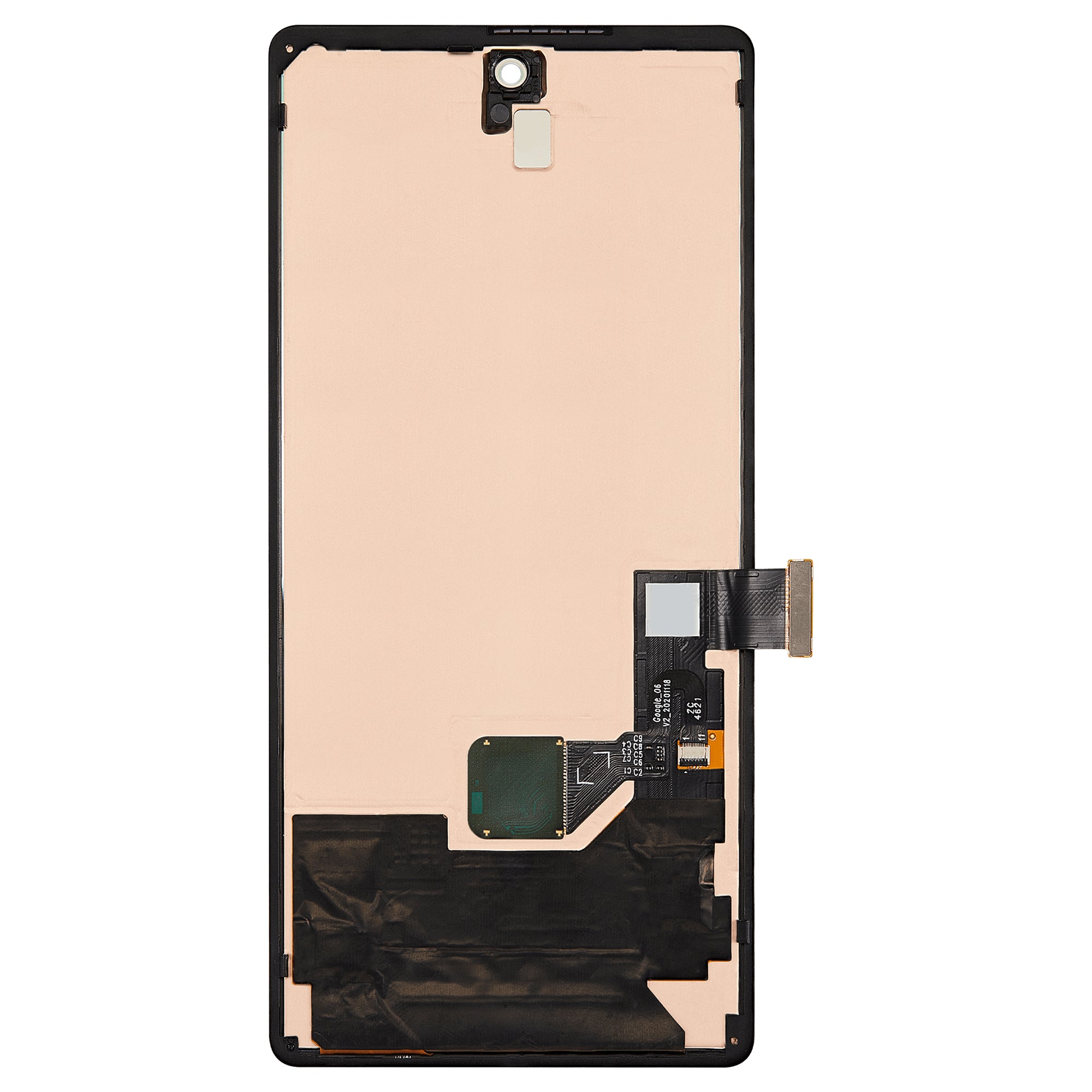 Google Pixel 6 Display und Touchscreen-Digitizer ohne Rahmen Black Service Pack – Bild 2
