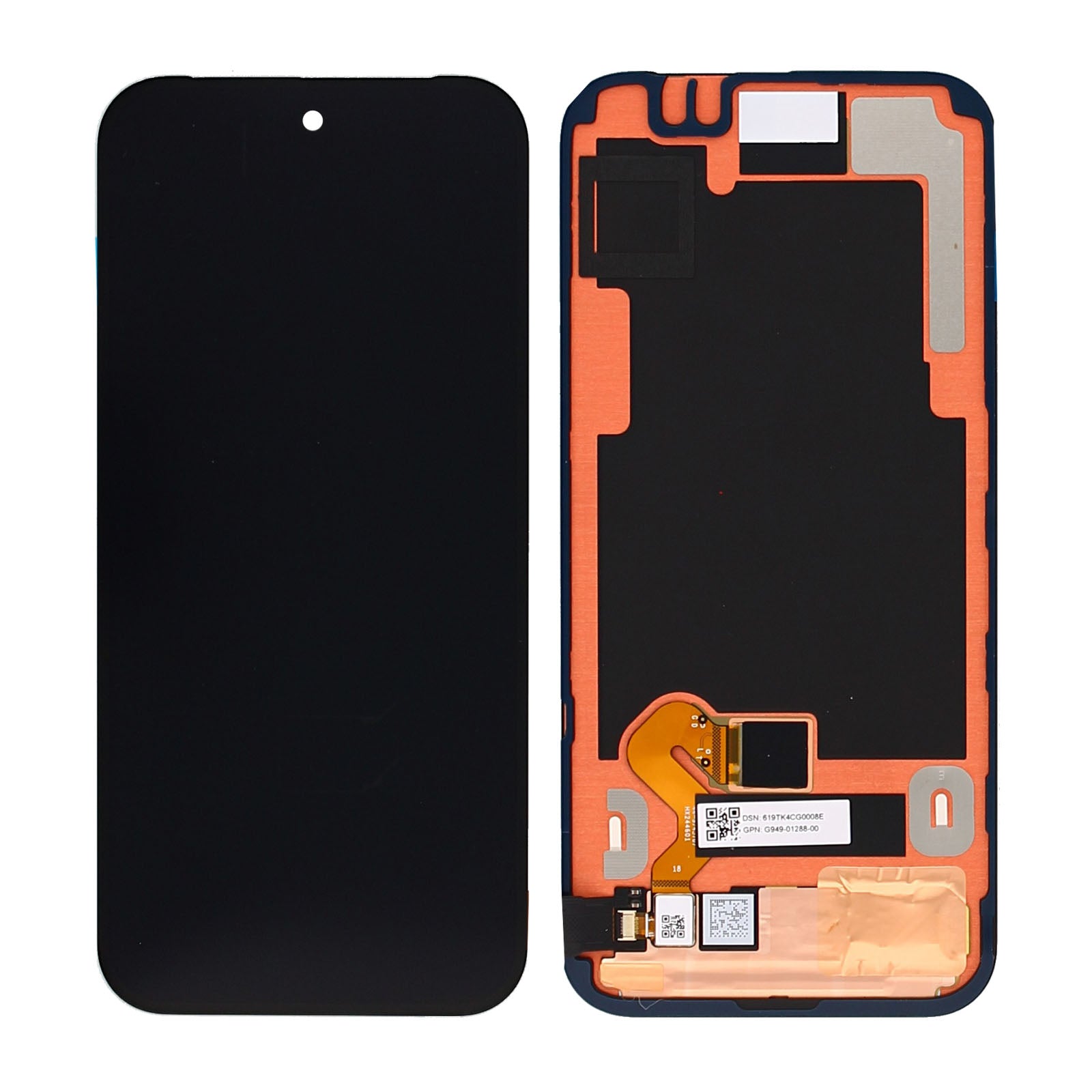 Google Pixel 9 Display und Touchscreen-Digitizer ohne Rahmen Black Service Pack – Bild 3