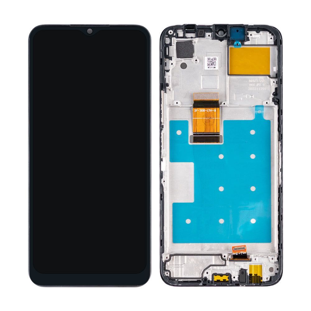Honor 70 Lite, X6, X8 5G Display und Touchscreen-Digitizer mit Rahmen Midnight Black OEM – Bild 4