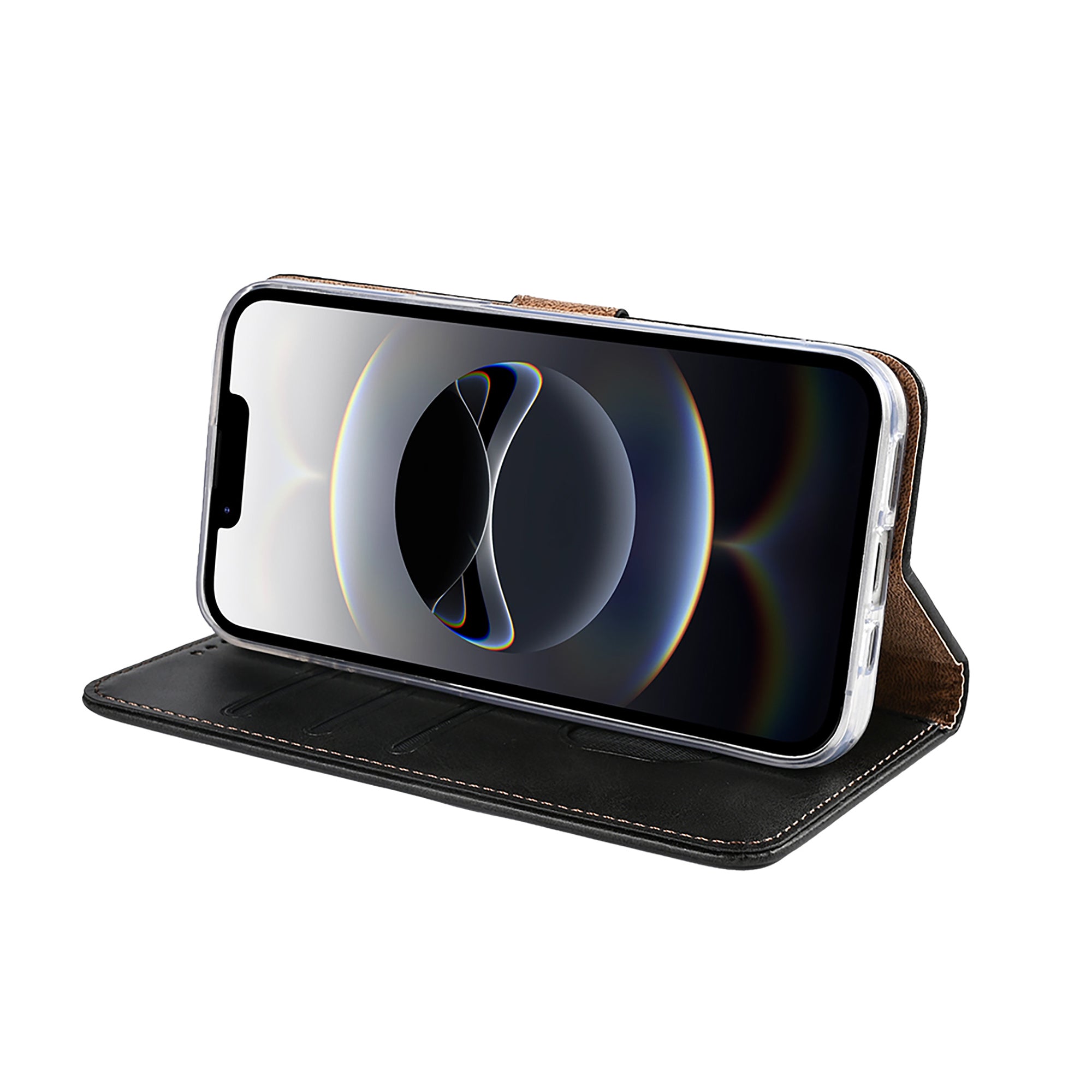 Rixus Buchhülle für Apple iPhone 16e, 17e Black – Bild 6